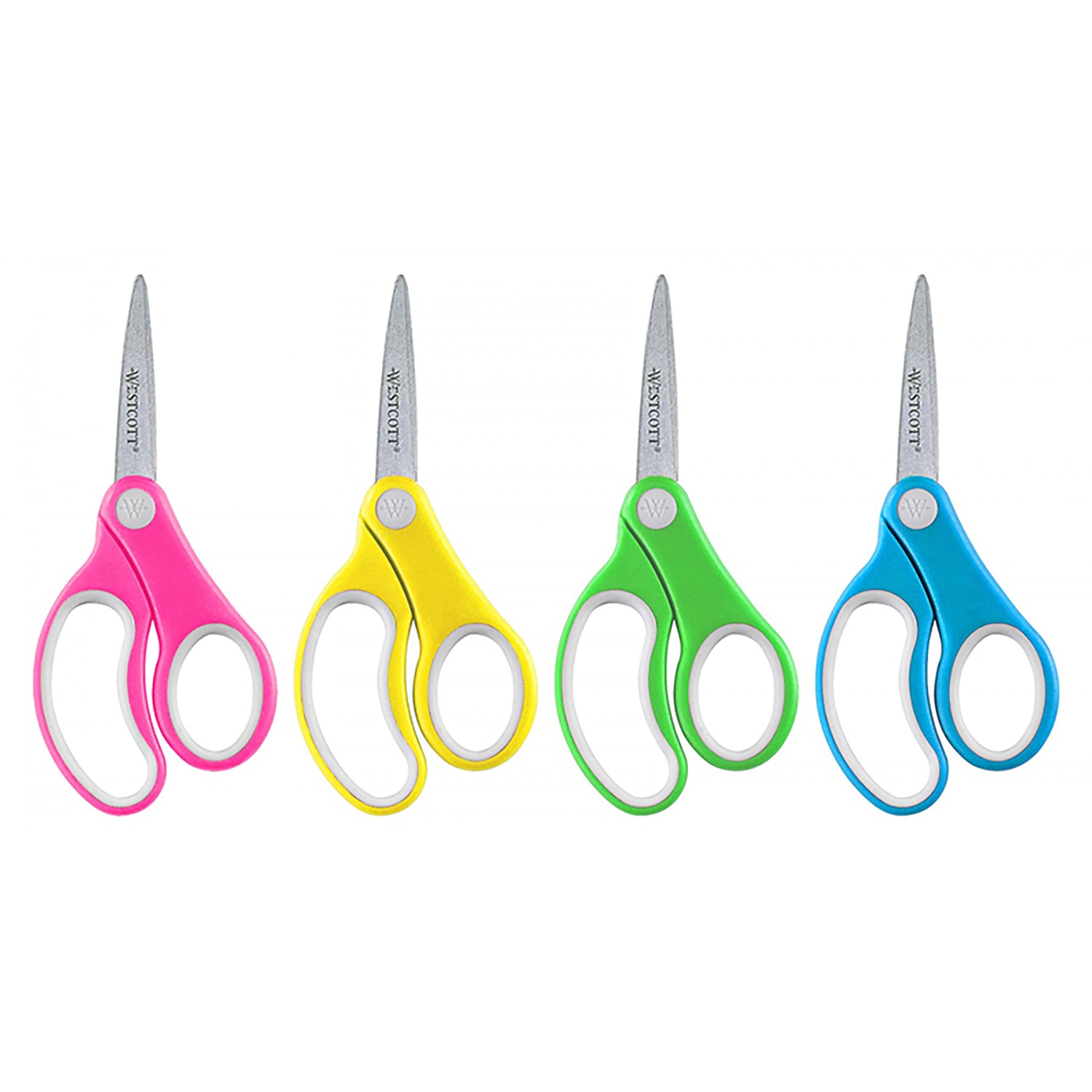 Westcott Soft-Handle Kids Scissors, 5in, Pointed, Assorted Colors, Pack Of 12 - Image 3