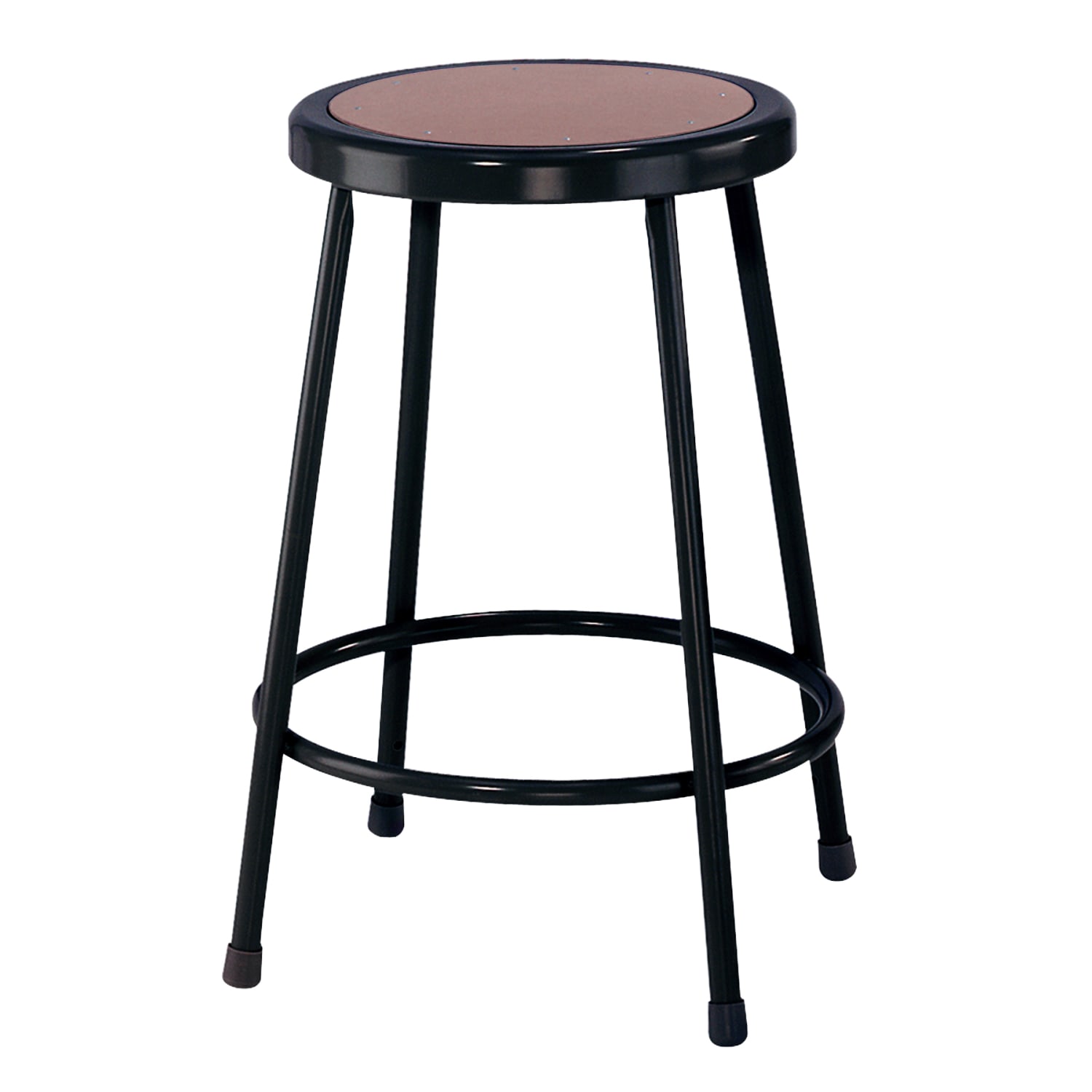 National Public Seating Hardboard Task Stool 24inH Black SeatBlack Frame PopularChairscom