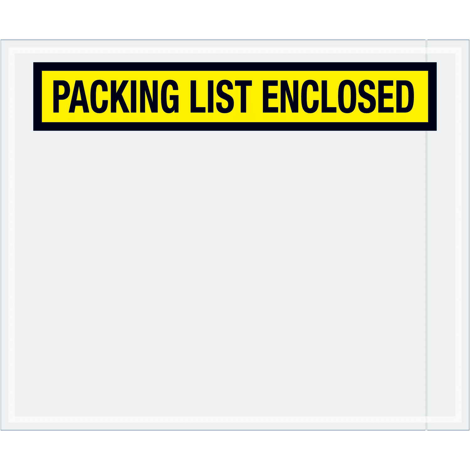 Tape Logic Preprinted Packing List Envelopes, Packing List Enclosed, 10in x 12in, Yellow, Case Of 500