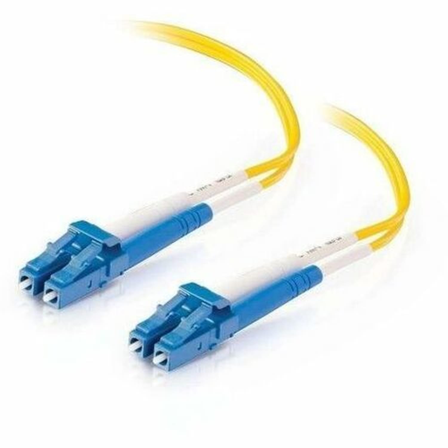 C2G 2m LC-LC 9/125 Duplex Single Mode OS2 Fiber Cable - Yellow - 6ft - 2m LC-LC 9/125 Duplex Single Mode OS2 Fiber Cable - Yellow - 6ft