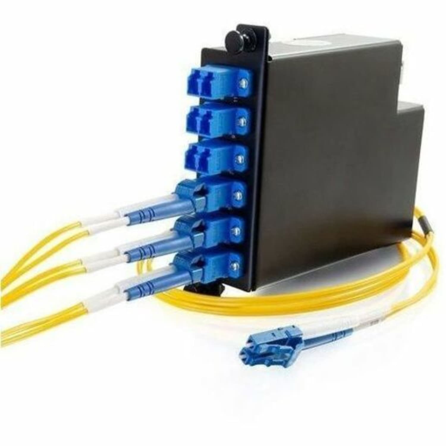 C2G 2m LC-LC 9/125 Single Mode OS2 Fiber Cable - Yellow - 6ft - Patch cable - LC single-mode (M) to LC single-mode (M) - 2 m - fiber optic - OS2 - Image 5
