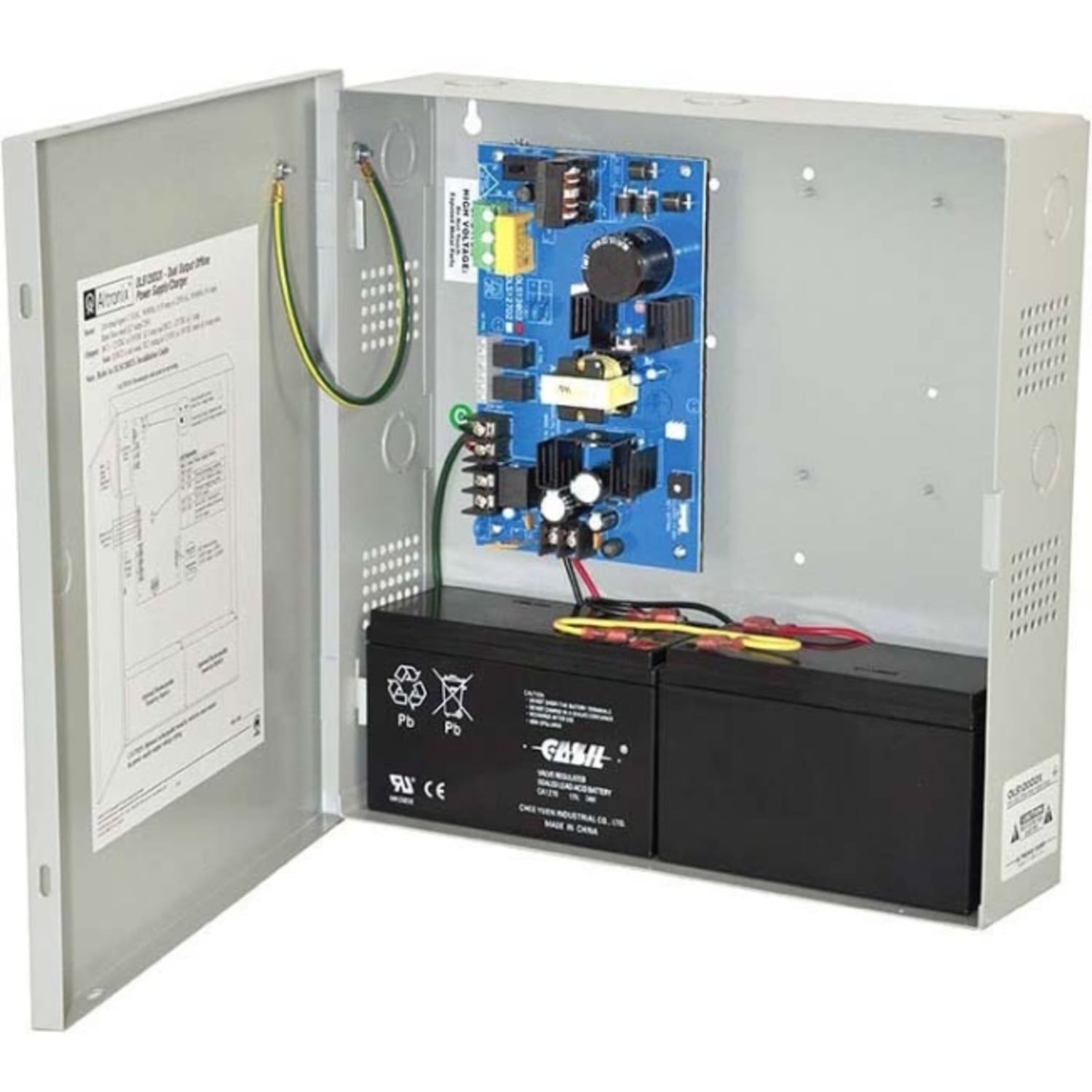 Altronix Dual Output Offline Power Supply/Charger. 12VDC or 24VDC @ 3A and 12VDC @ 1A. - Rack-mountable - OLS120D2X - Image 3