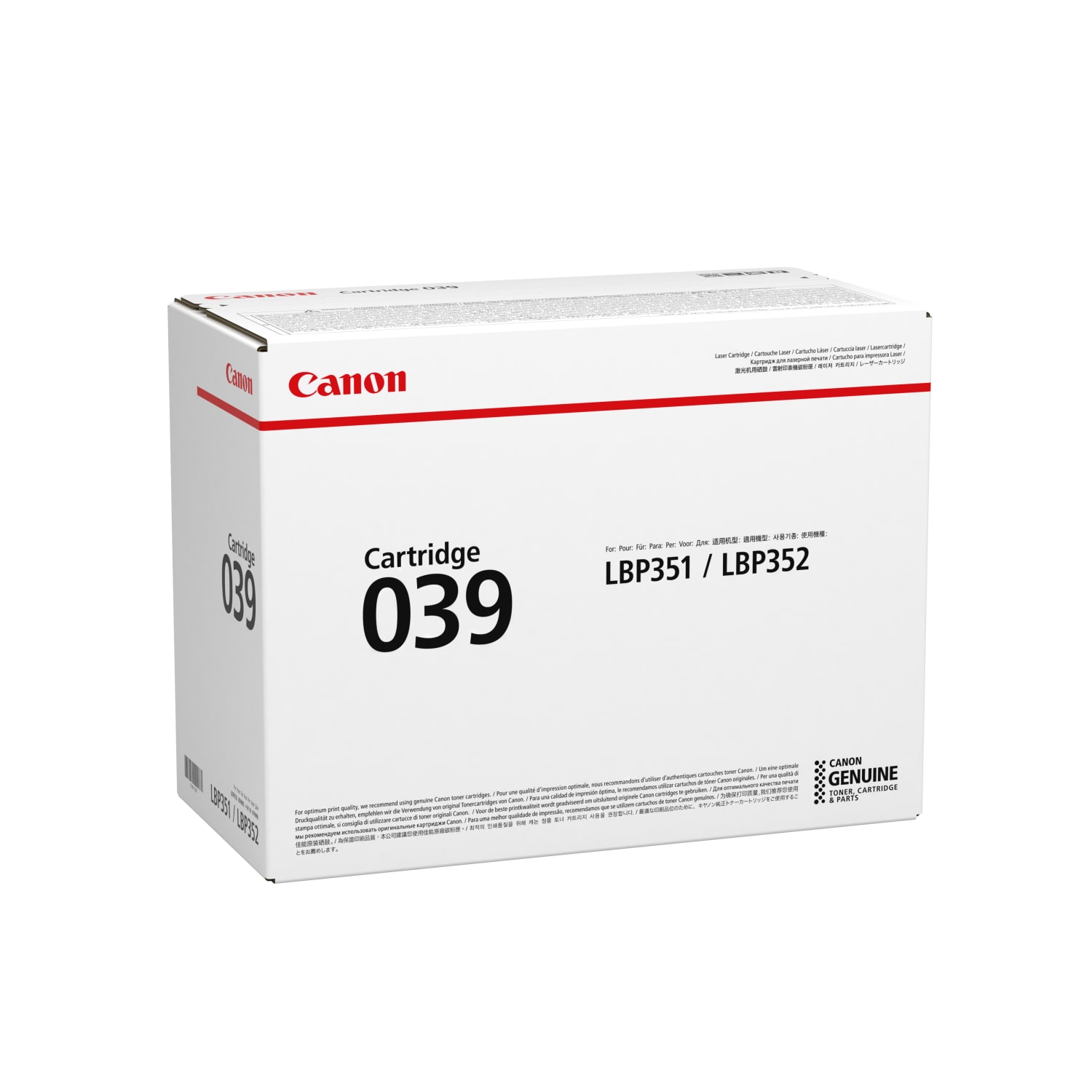 Canon 039 Black Toner Cartridge, 0287C001 - Image 4