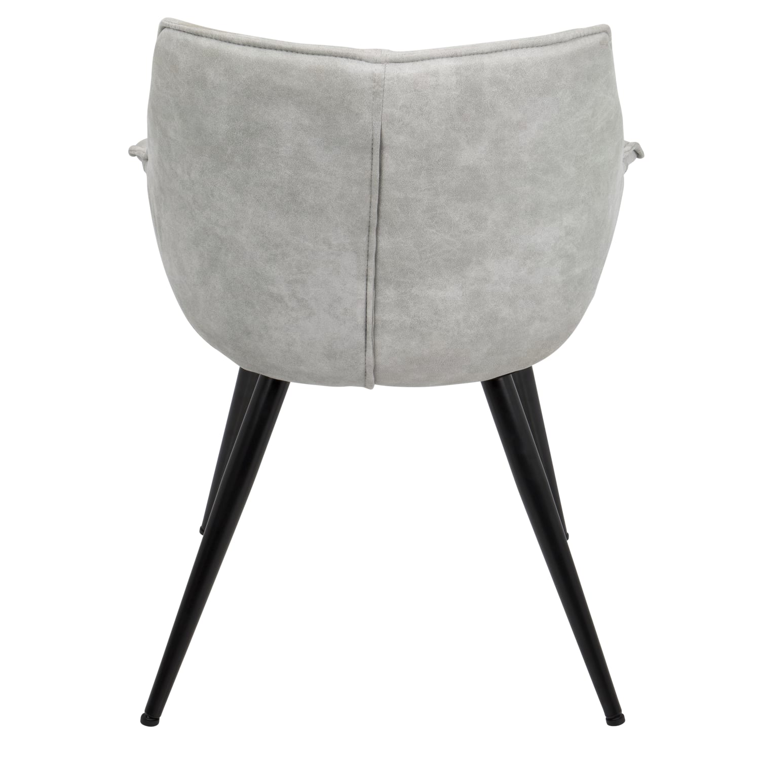 LumiSource Wrangler Chairs, Black/Light Gray, Set Of 2 Chairs - Image 6