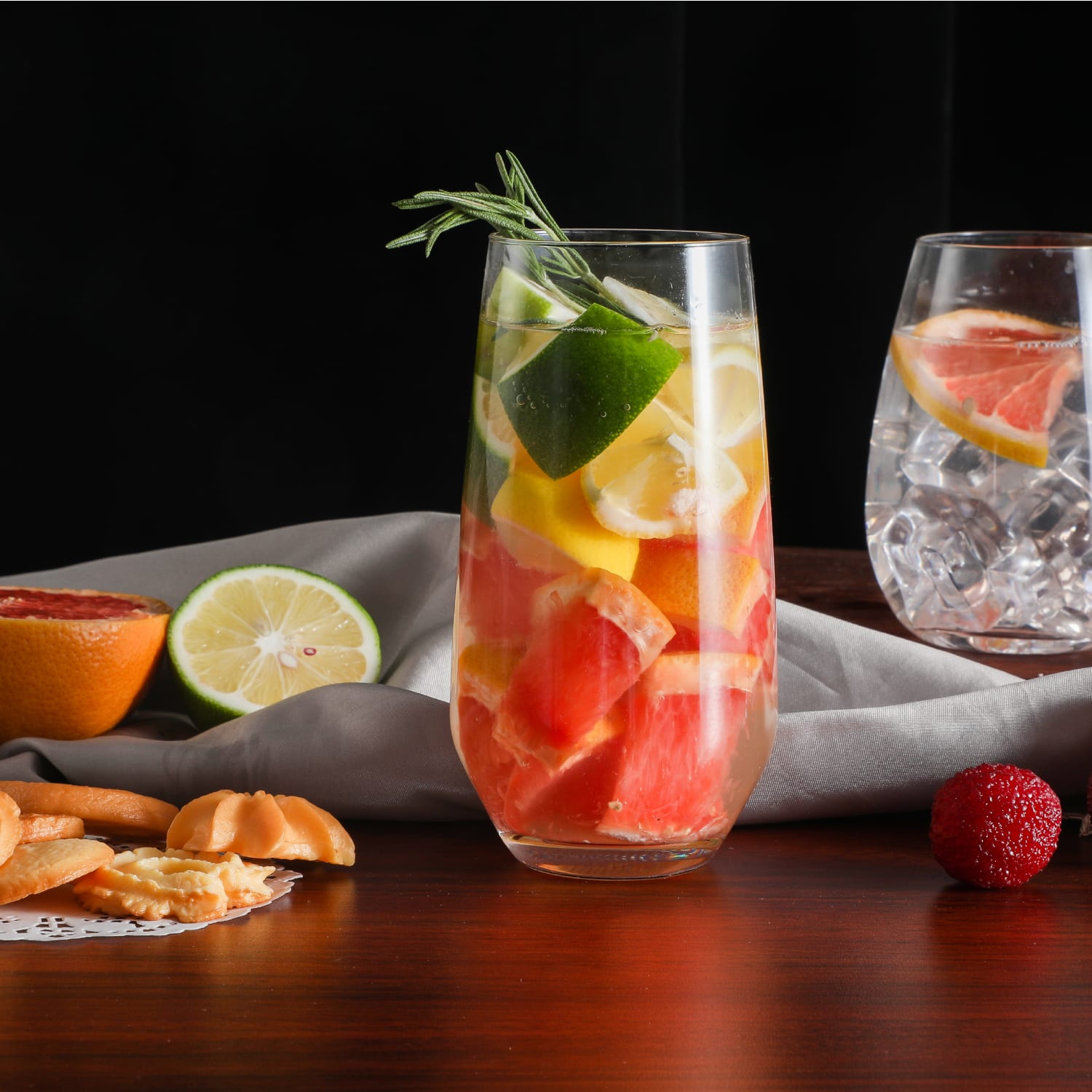 Table 12 Lead-Free Crystal Large Beverage Glasses, 16.5 Oz, Clear, Set Of 6 Glasses - Image 4
