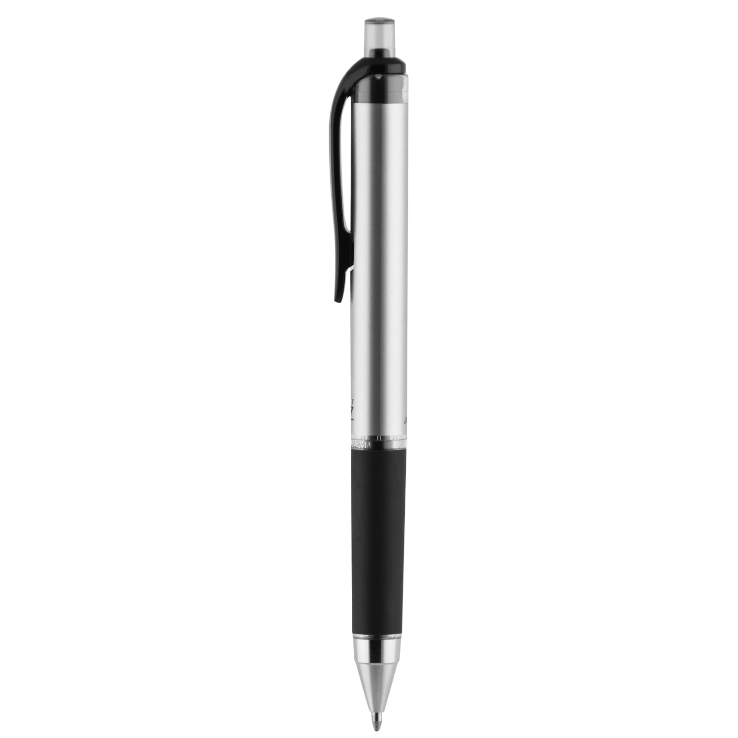 uni-ball RT Retractable Gel Pen, Gel Impact, Bold Point, 1.0 mm, Gray Barrel, Black Ink - Image 3