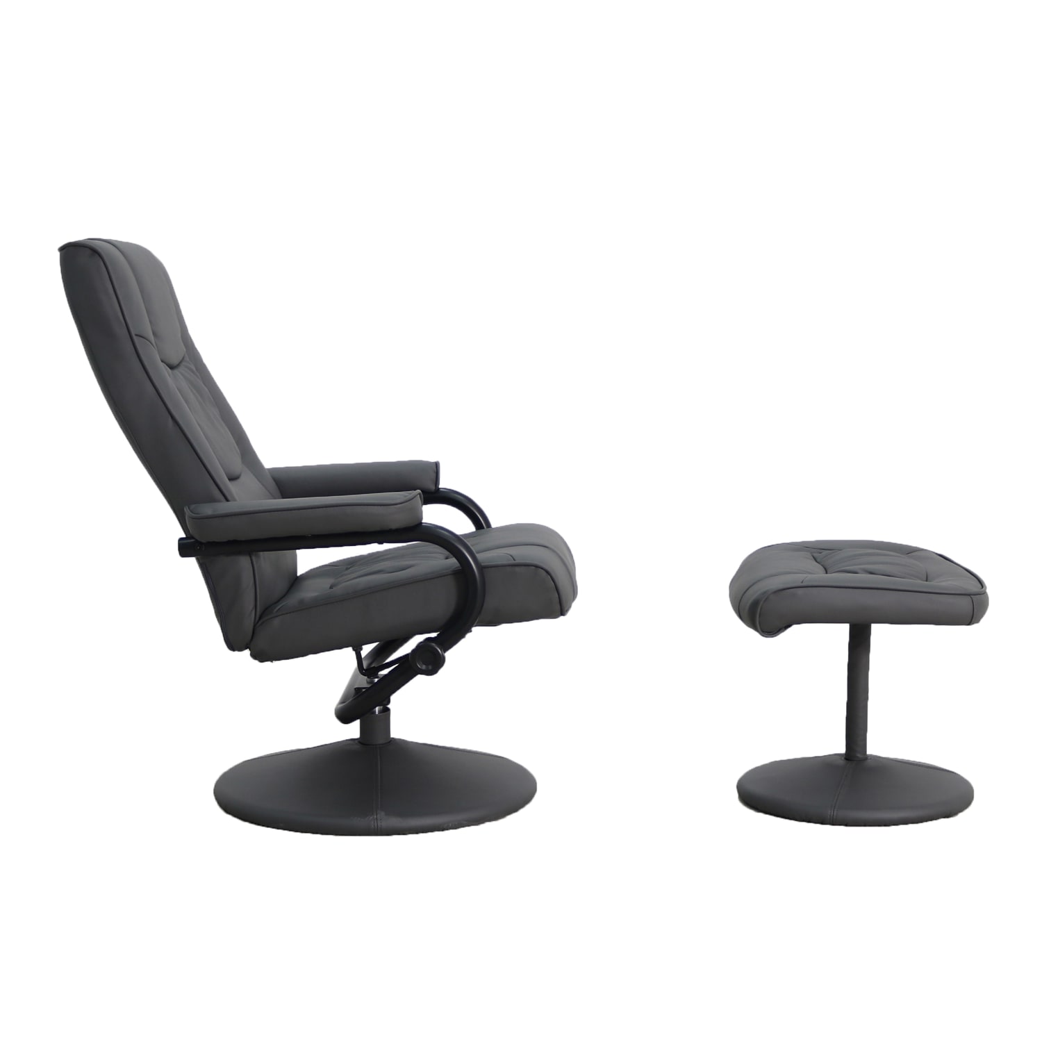 Flash Furniture Contemporary Recliner With Wrapped Base Ottoman Gray PopularChairscom Flash Furniture Contemporary Recliner With Wrapped Base Ottoman Gray PopularChairscom