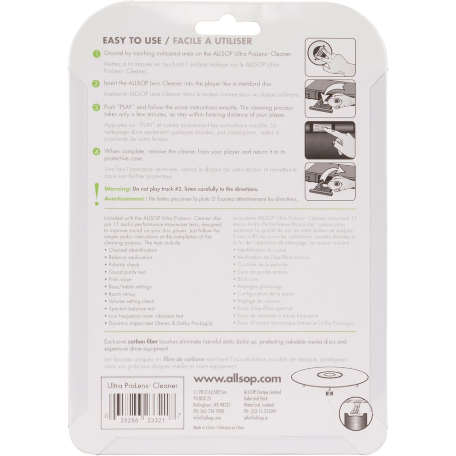 Allsop Ultra Pro Lens Cleaner for CD / DVD Players - (23321) - Image 5