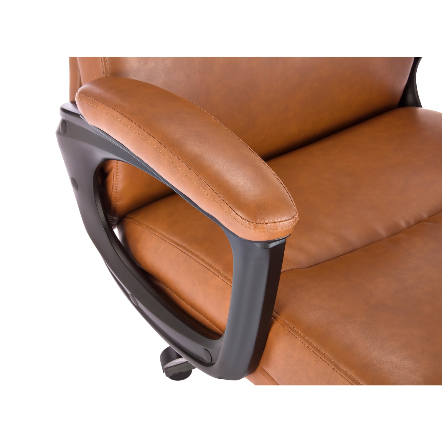 Serta Comfort Big Tall Ergonomic Bonded Leather HighBack Executive Office Chair Cognac PopularChairscom Serta Comfort Big Tall Ergonomic Bonded Leather High Back Executive Office Chair Cognac PopularChairscom