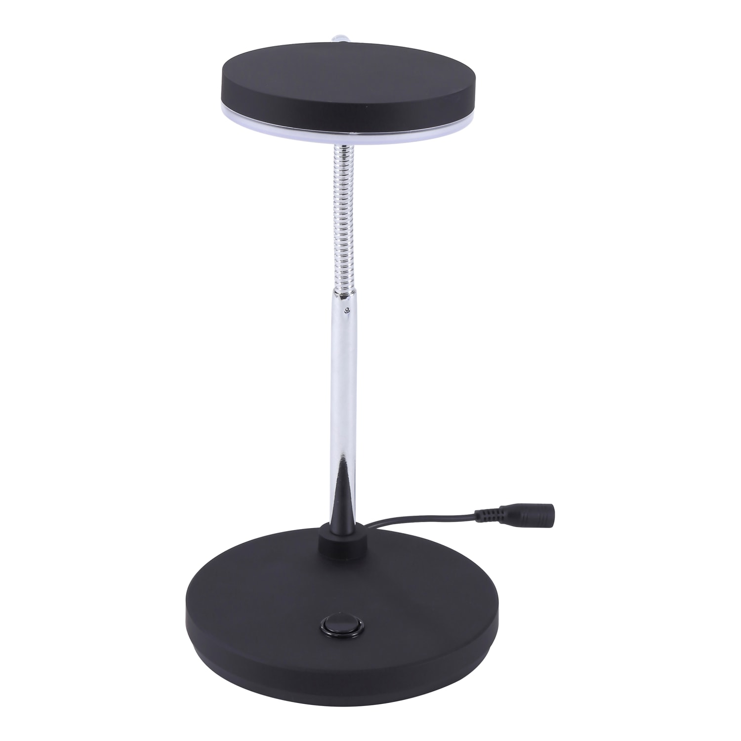 Bostitch Metal Gooseneck LED Desk Lamp, 9-7/16inH, Black - Image 4