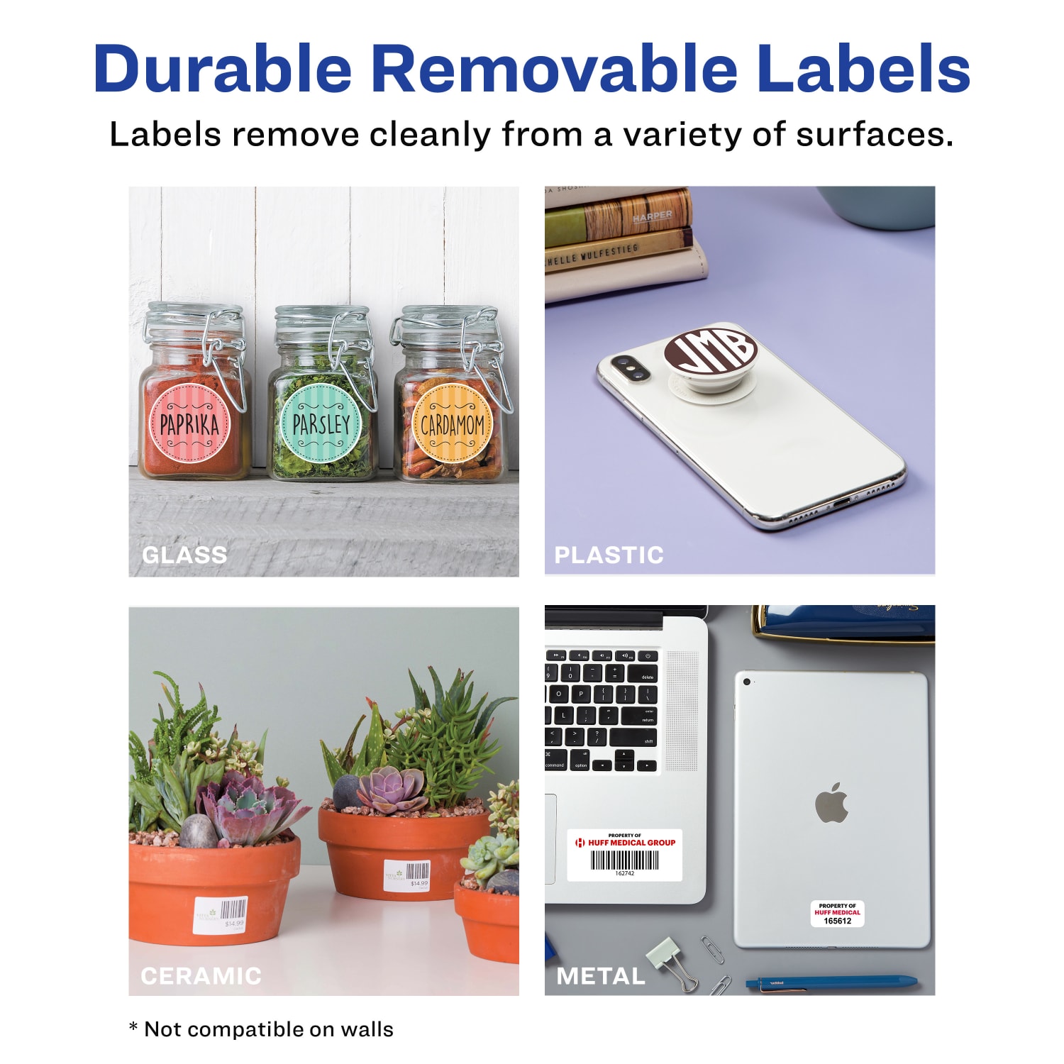 Avery Durable Removable Labels With Sure Feed, 94213-DRF25, Rectangle, 3in x 5in, White, Pack Of 75 - Image 4