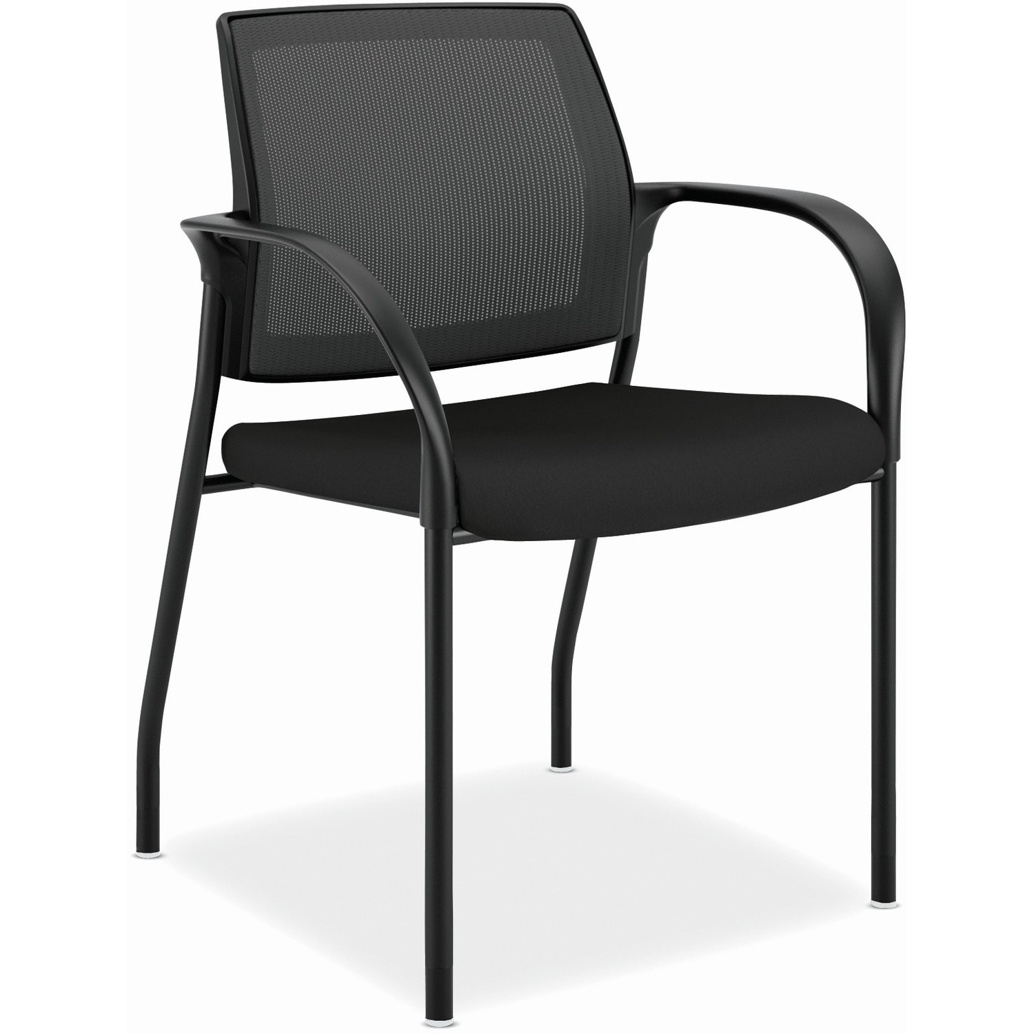 HON Ignition Mesh-Back Multipurpose Stacking Chair, Black - Image 4