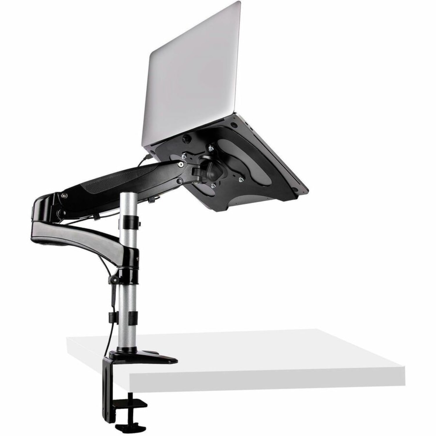 StarTech.com Desk Mount Laptop Arm, Full Motion Articulating Arm/Stand for Laptop or 34in (17.6lb/8kg) Monitor, VESA Mount Laptop Tray - Desk mount laptop arm/stand with tray - Or 34 inch monitor VESA mount (16:9/21:9) max 17.7lb - Image 3
