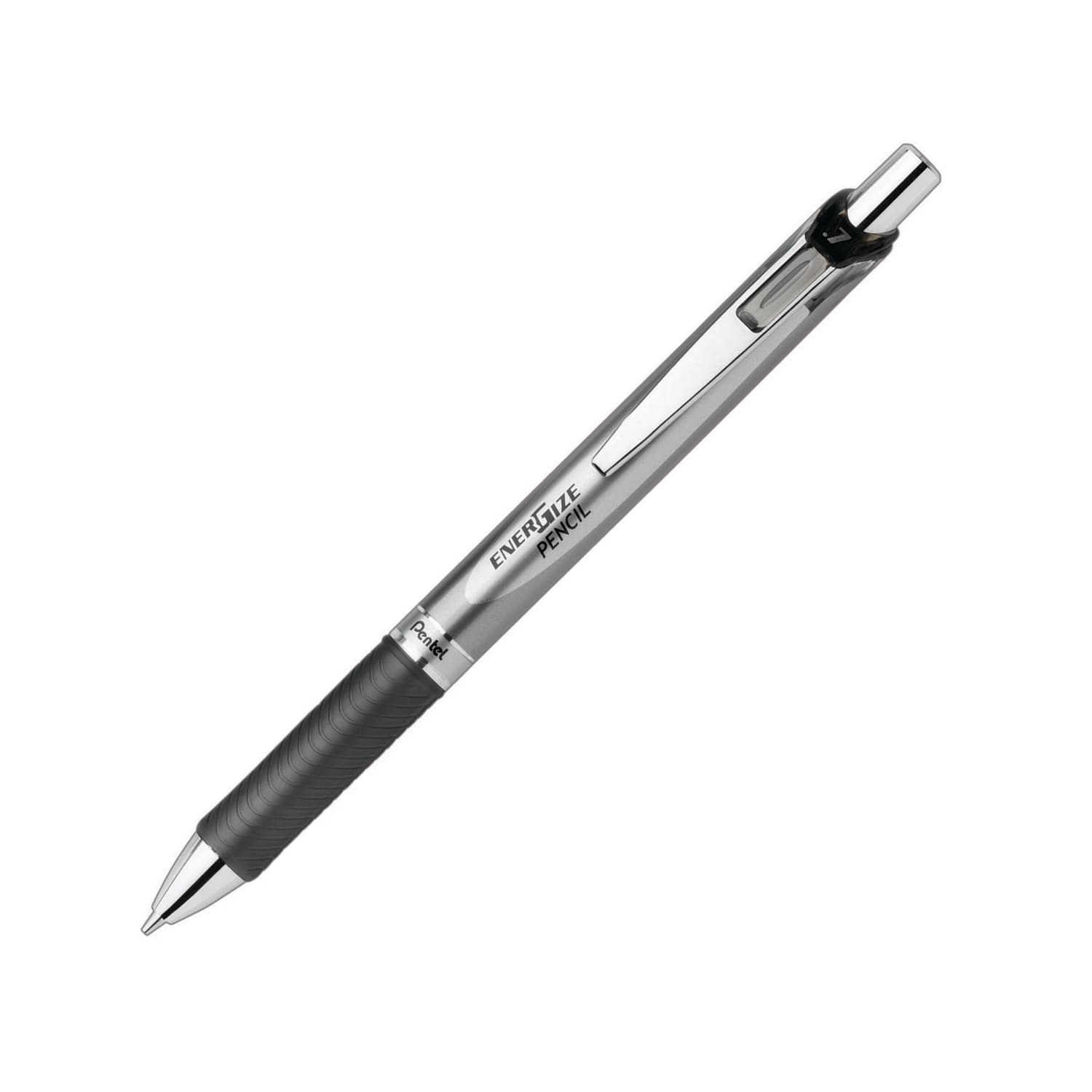 Pentel EnerGize Mechanical Pencils, Starter Set, 0.7 mm, Silver Barrel, Pack Of 2 - Image 4