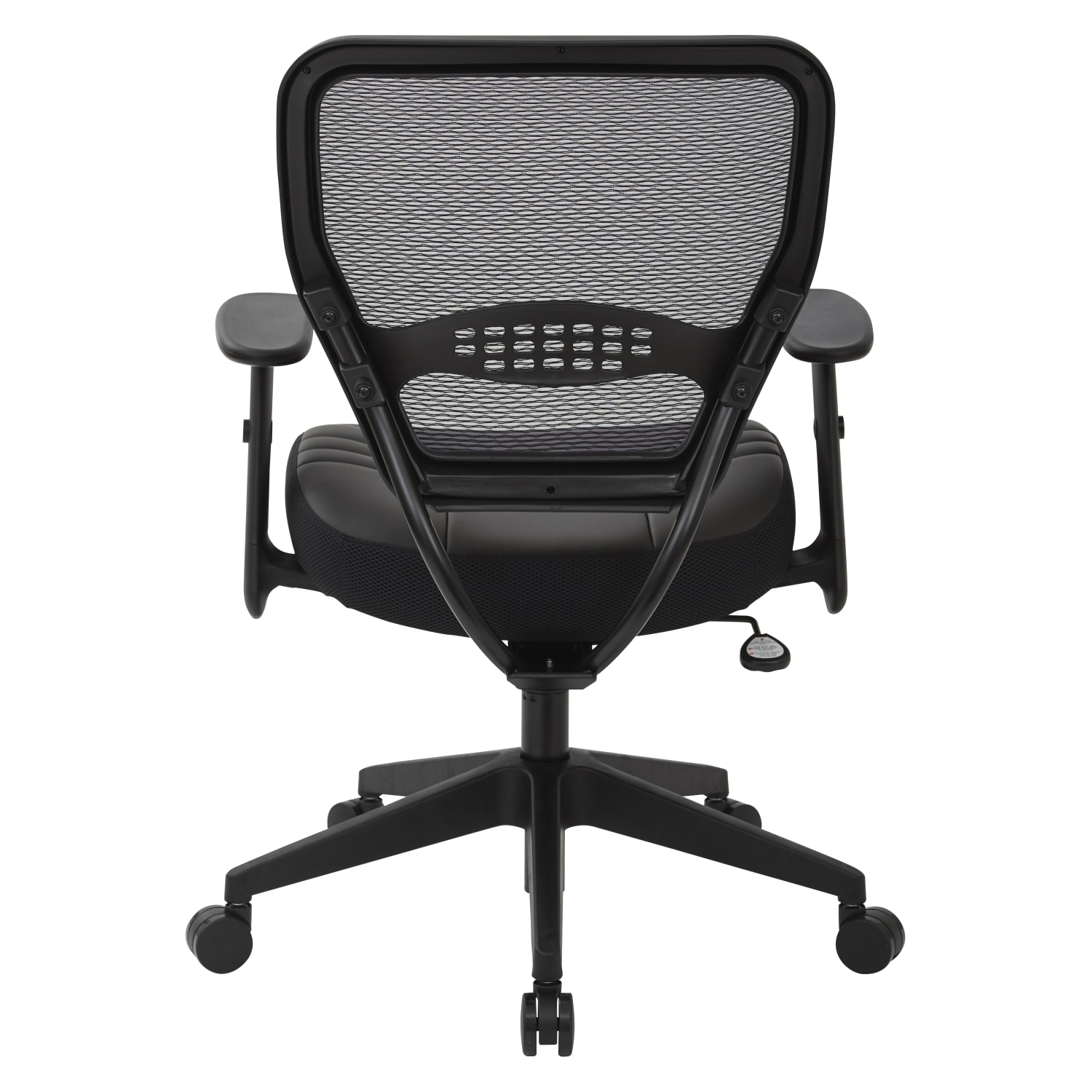 Office Star Space Seating Bonded Leather MidBack Chair Black PopularChairscom Office Star Space Seating Bonded Leather Mid Back Chair Black PopularChairscom