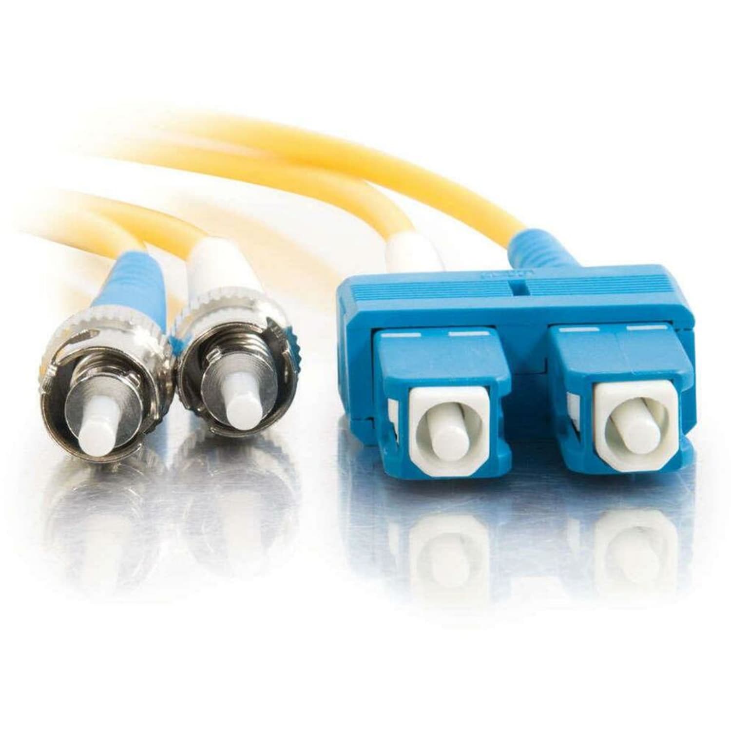 C2G 10m SC-ST 9/125 OS1 Duplex Single-Mode Fiber Optic Cable - Plenum CMP-Rated - Yellow - Patch cable - 37904 - Image 5
