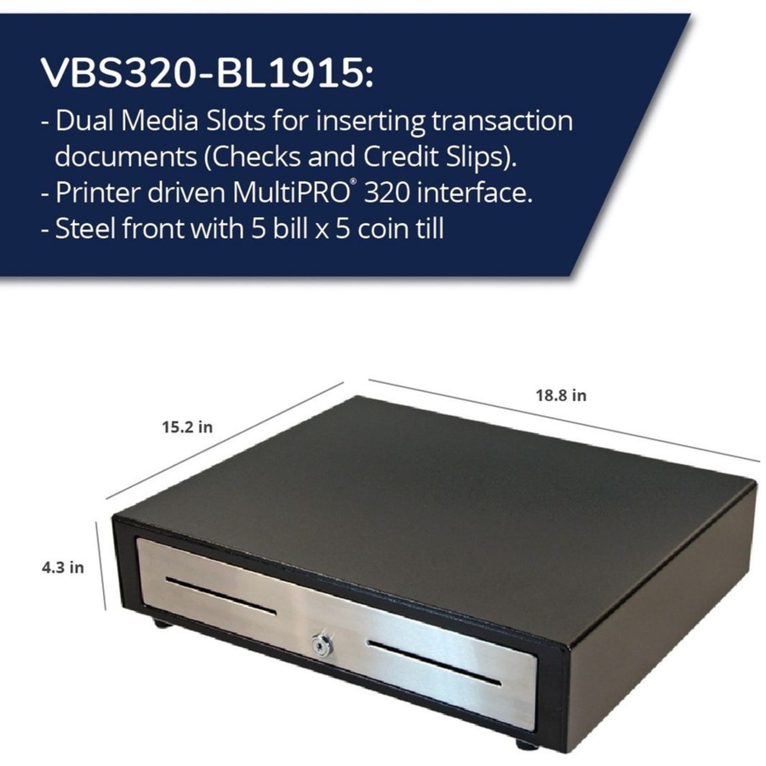 APG Cash Drawer Vasario Series Cash Drawer - Image 3