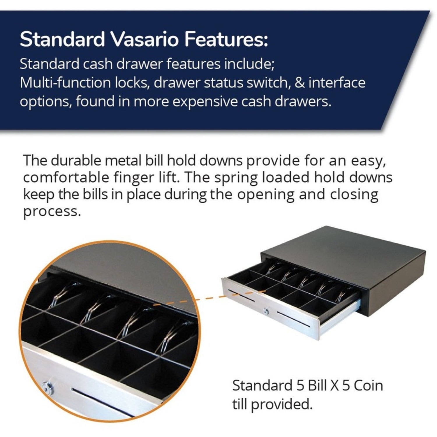 APG Cash Drawer Vasario Series Cash Drawer - Image 5