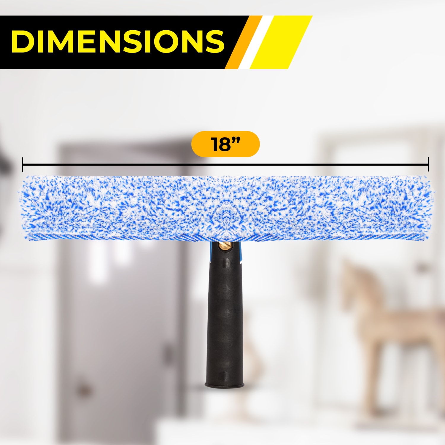 Gritt Commercial Heavy-Duty Swivel Window Washer, 18in, Blue, Pack Of 2 Washers - Image 6