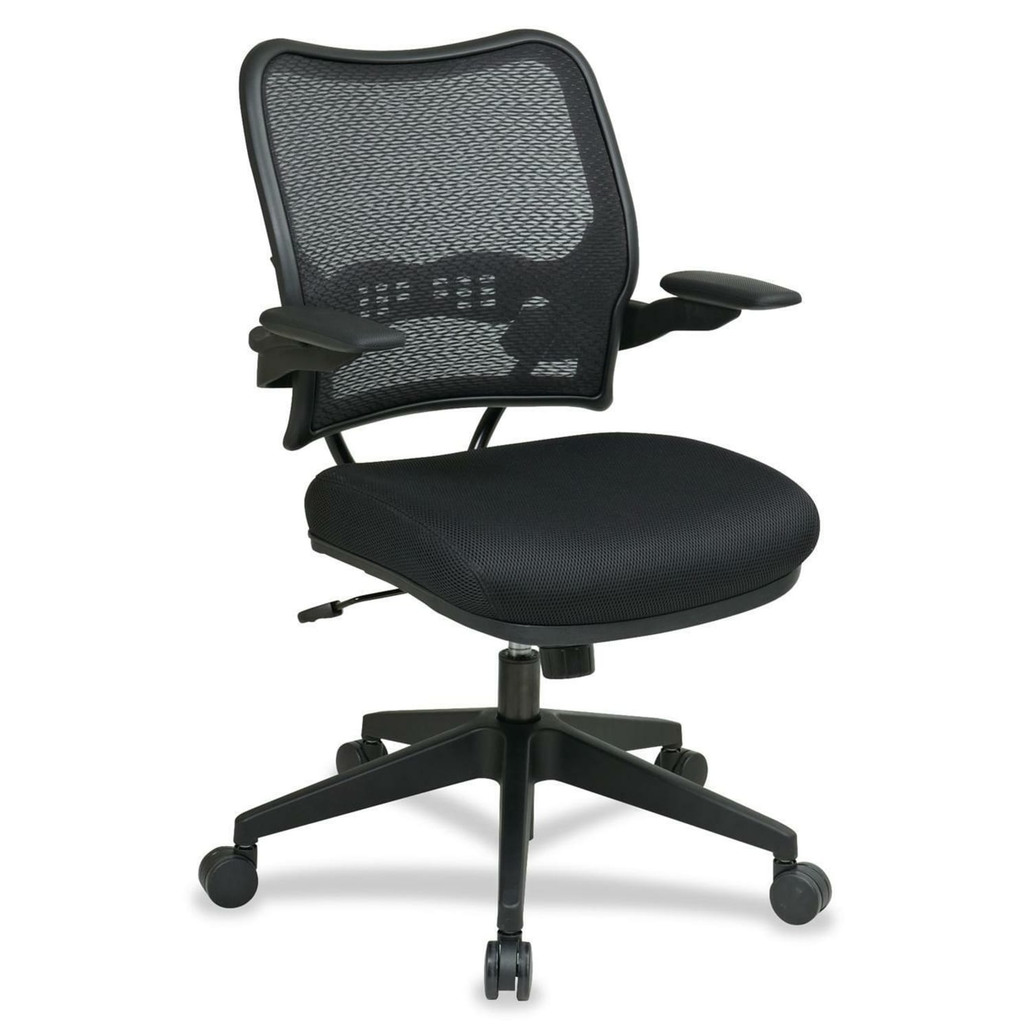 Office Star Deluxe AirGrid Mesh MidBack Chair Black PopularChairscom Office Star Deluxe AirGrid Mesh Mid Back Chair Black PopularChairscom