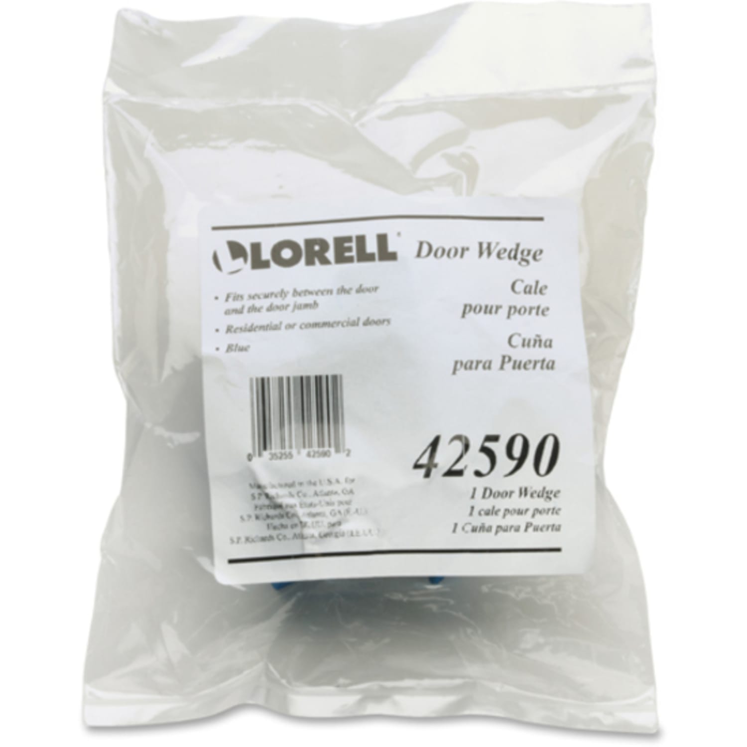 Lorell Door Wedge - Foam - Blue - 1 Each - Image 5