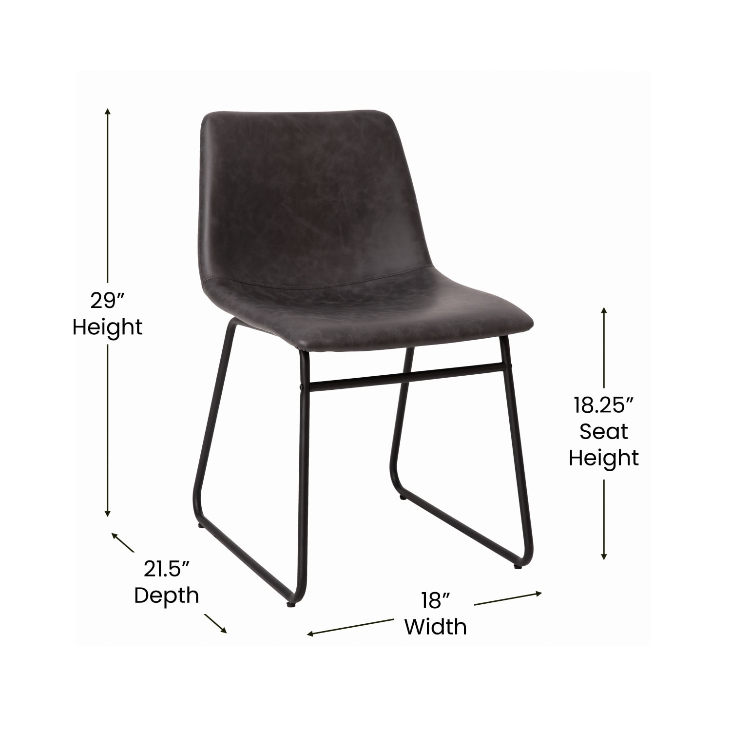Flash Furniture Commercial Grade Dining Chairs GrayBlack Set Of 2 Chairs PopularChairscom Flash Furniture Commercial Grade Dining Chairs GrayBlack Set Of 2 Chairs PopularChairscom