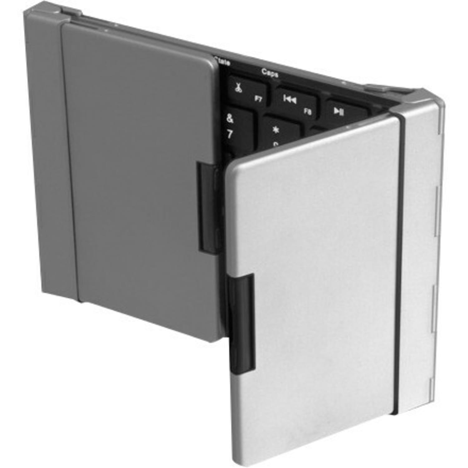 Aluratek Portable Ultra Slim Tri-Fold Bluetooth Keyboard - Wireless Connectivity - Bluetooth - 79 Key(s) - ABLKO4F - Image 5