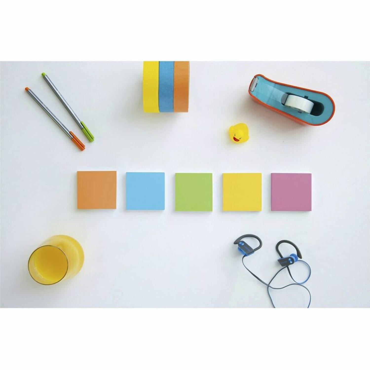 Post-it Super Sticky Notes - Energy Boost Color Collection - 2in Flag/Notex 2in Flag/Note - Square - 90 Sheets per Pad - 62218SSAUC - Image 5