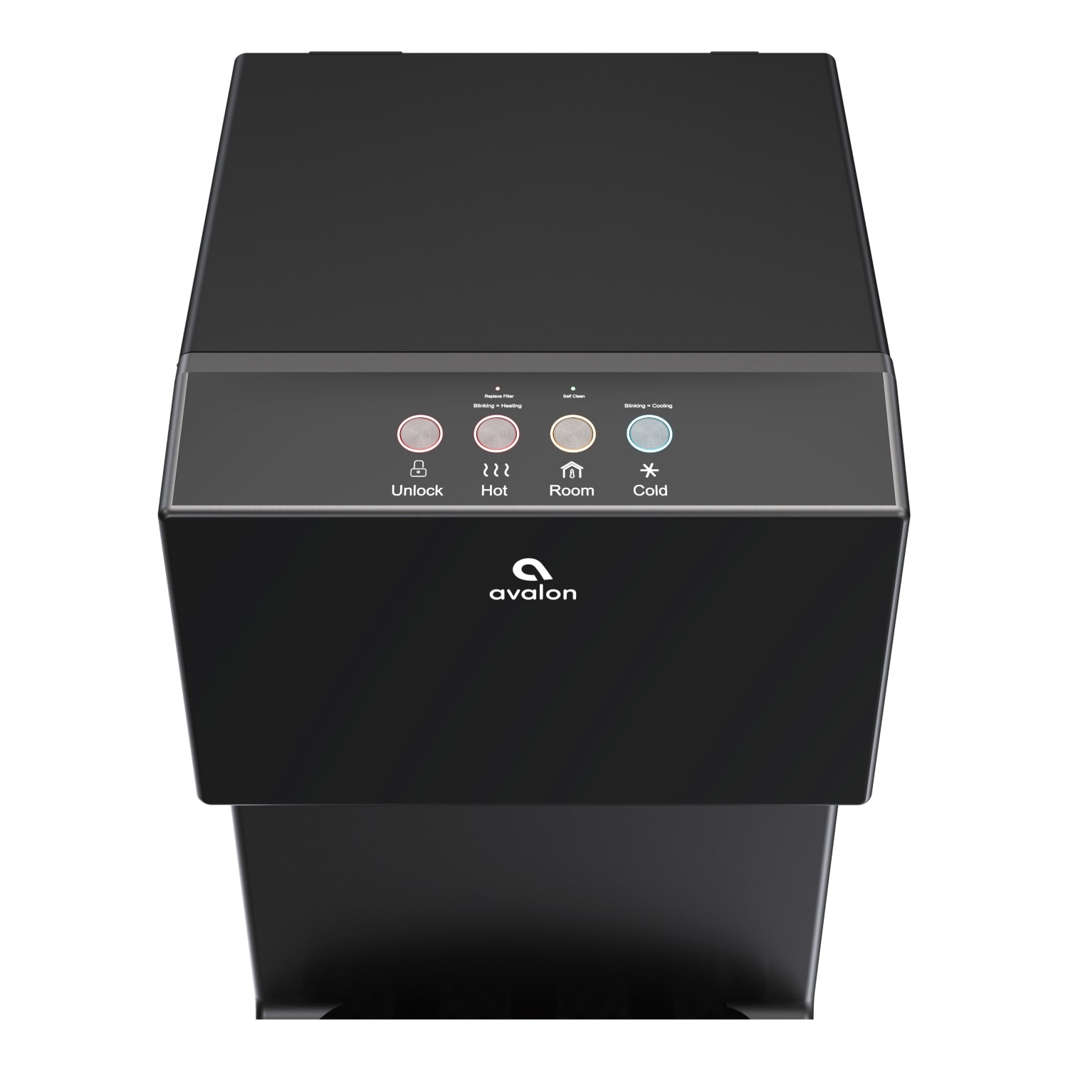 Avalon Electric Bottleless Hot/Cold Freestanding Water Cooler, 41inH x 12inW x 13inD, Black - Image 5