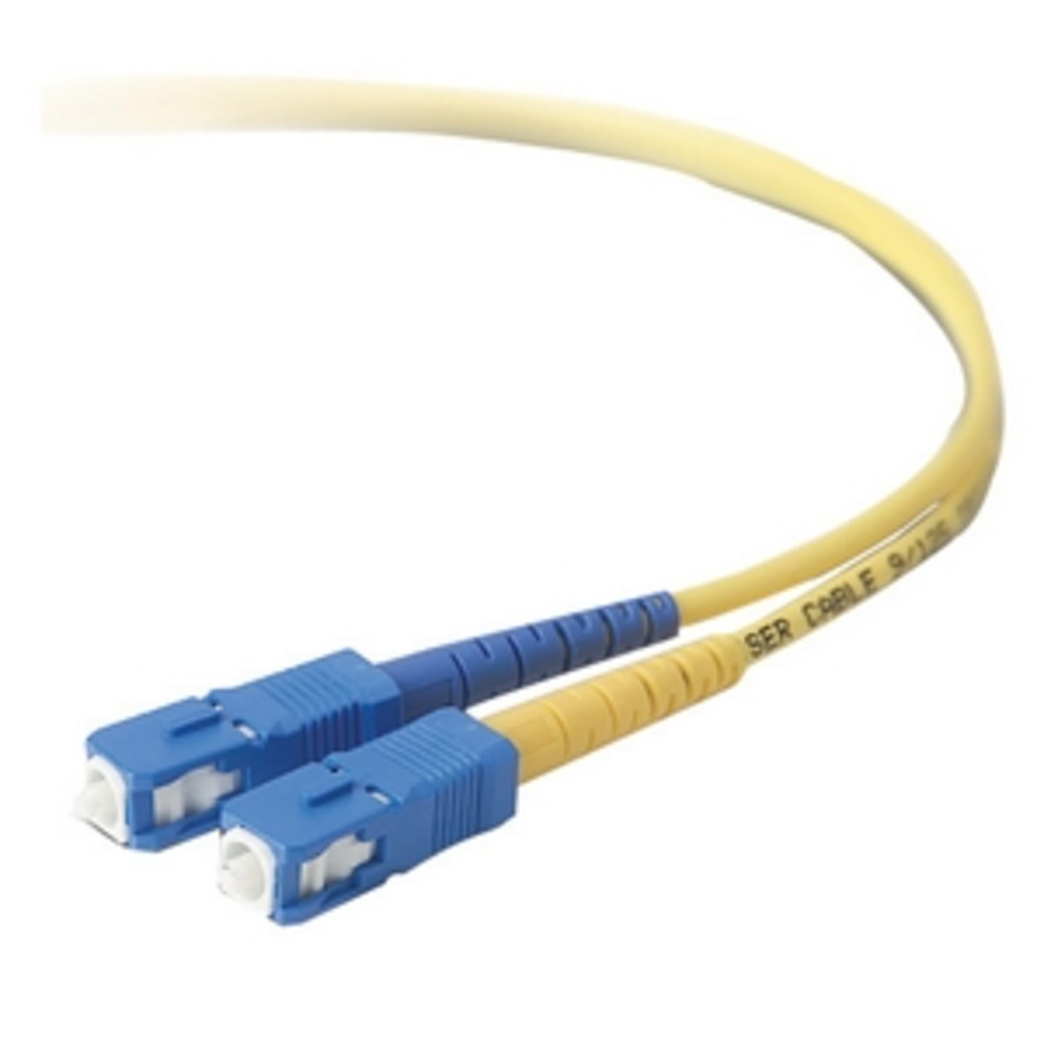 Belkin Fiber Optic Duplex Patch Cable - SC Male - SC Male - 49.21ft - Yellow - Image 3