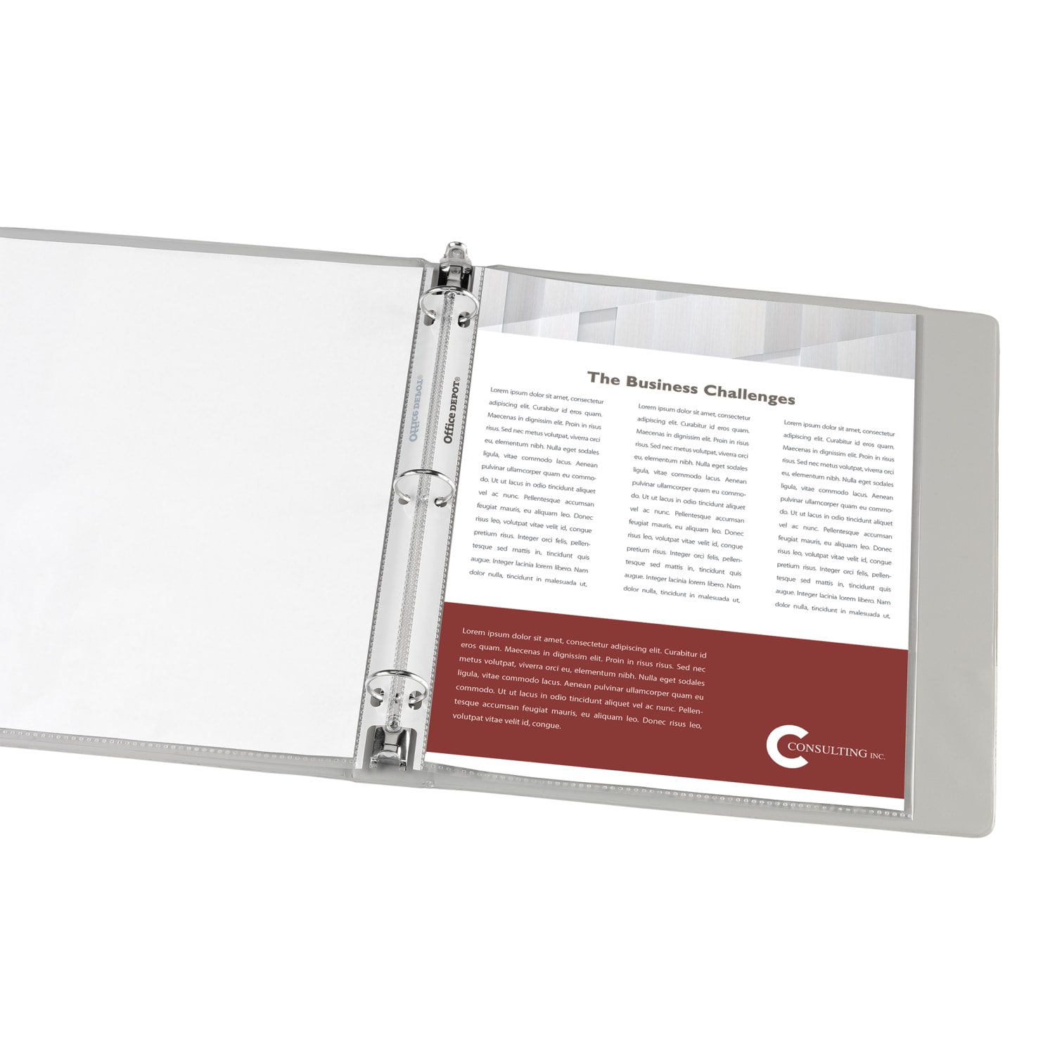 Office Depot Brand Standard Weight Sheet Protectors, 8-1/2in x 11in, Non-Glare, Box Of 50 - Image 4
