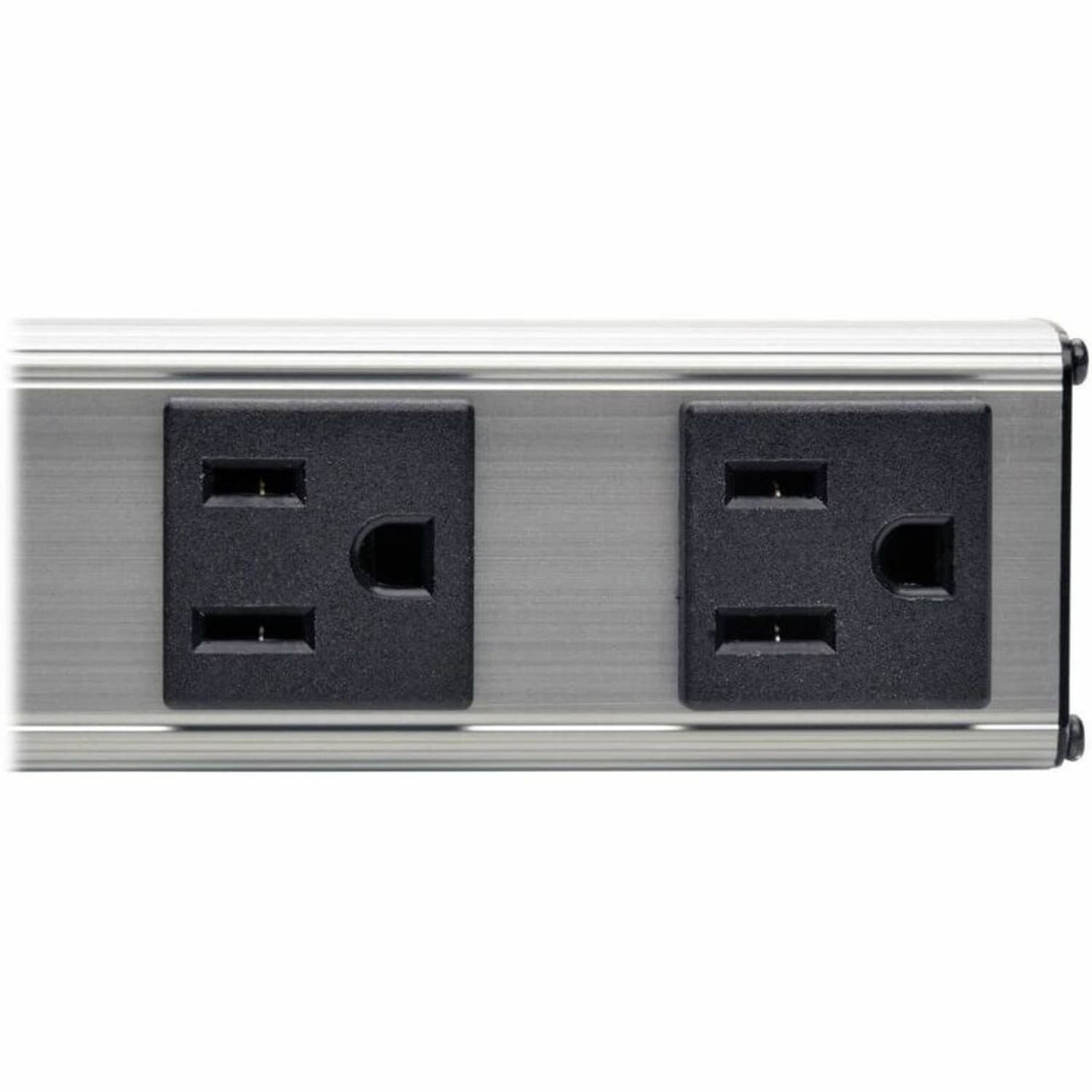 Tripp Lite Power Strip 120V 5-15R 4 Outlet 6ft Cord 12 Inch Length Metal, PS120406 - Image 3