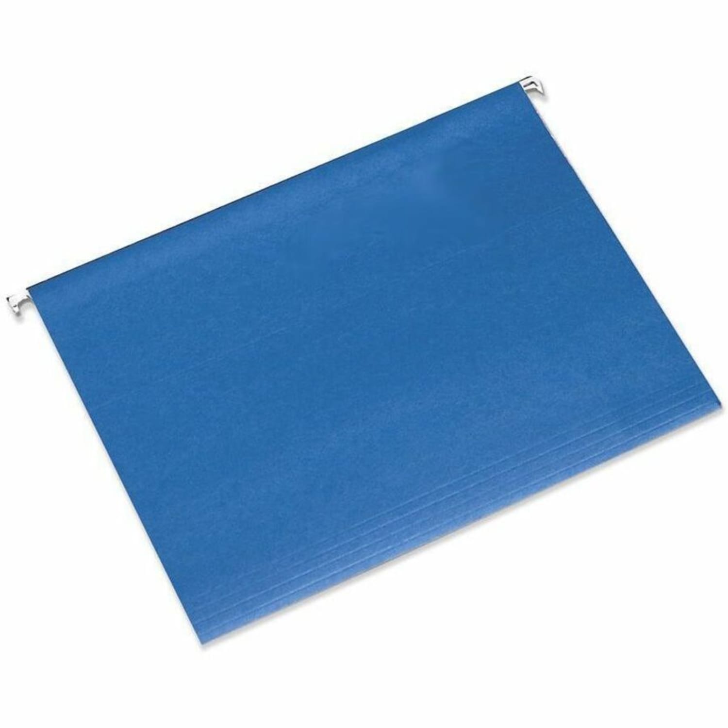SKILCRAFT Hanging File Folders, 2in Expansion, Letter Size, Blue, Box of 25 - Image 3