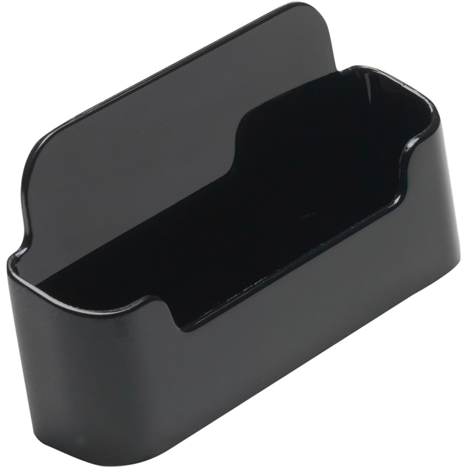 Deflecto Single Business Card Holder, 1.9in x 3.4in x 1.5in, Black - Image 4