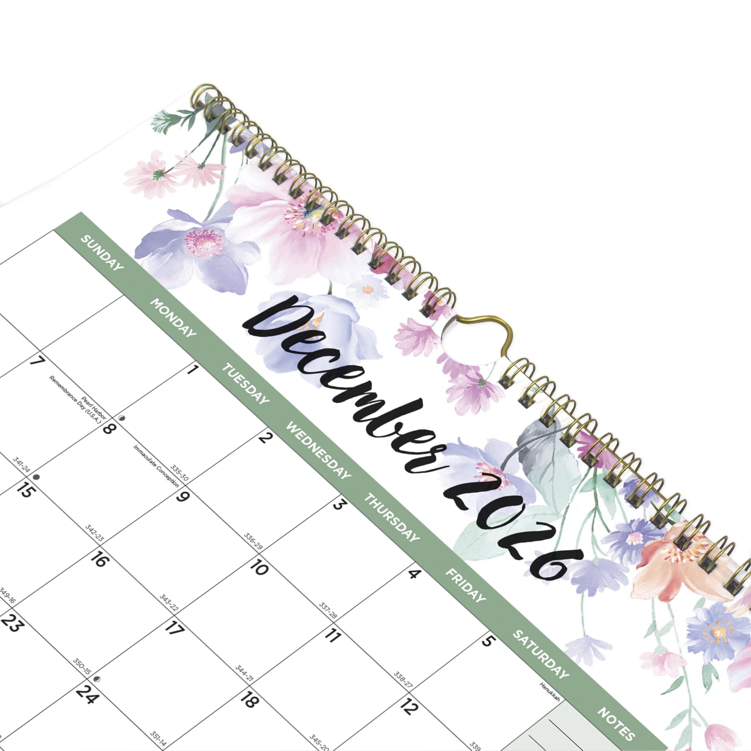 2026-2028 Blueline 3-Month Wall Calendar, 12-1/4in x 27in, Passion, December 2026 To January 2028, C171129, Total Qty 1 - Image 5