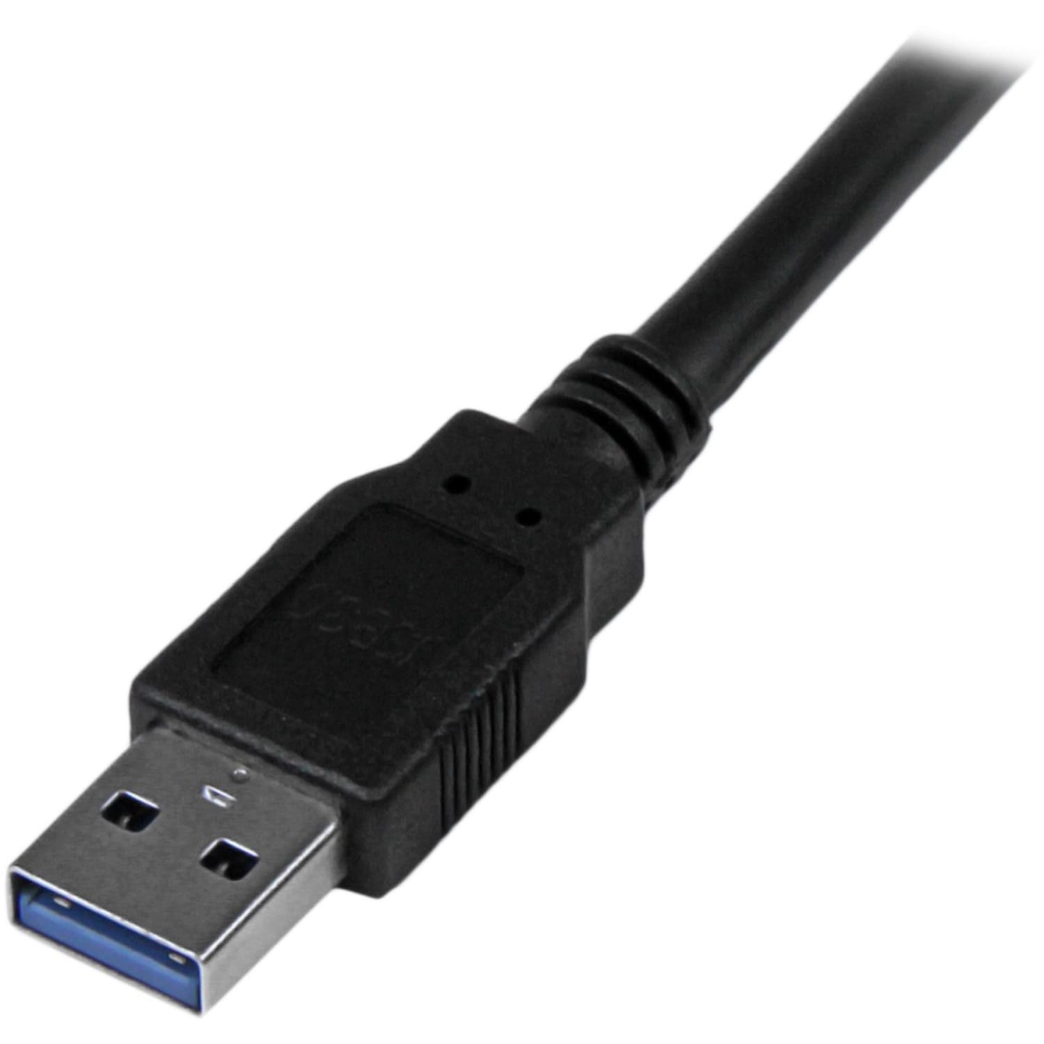 StarTech.com 3m 10 ft USB 3.0 (5Gbps) Cable - A to A - M/M - Long USB 3.0 Cable - USB 3.2 Gen 1 - Connect USB 3.0 US - USB3SAA3MBK - Image 3