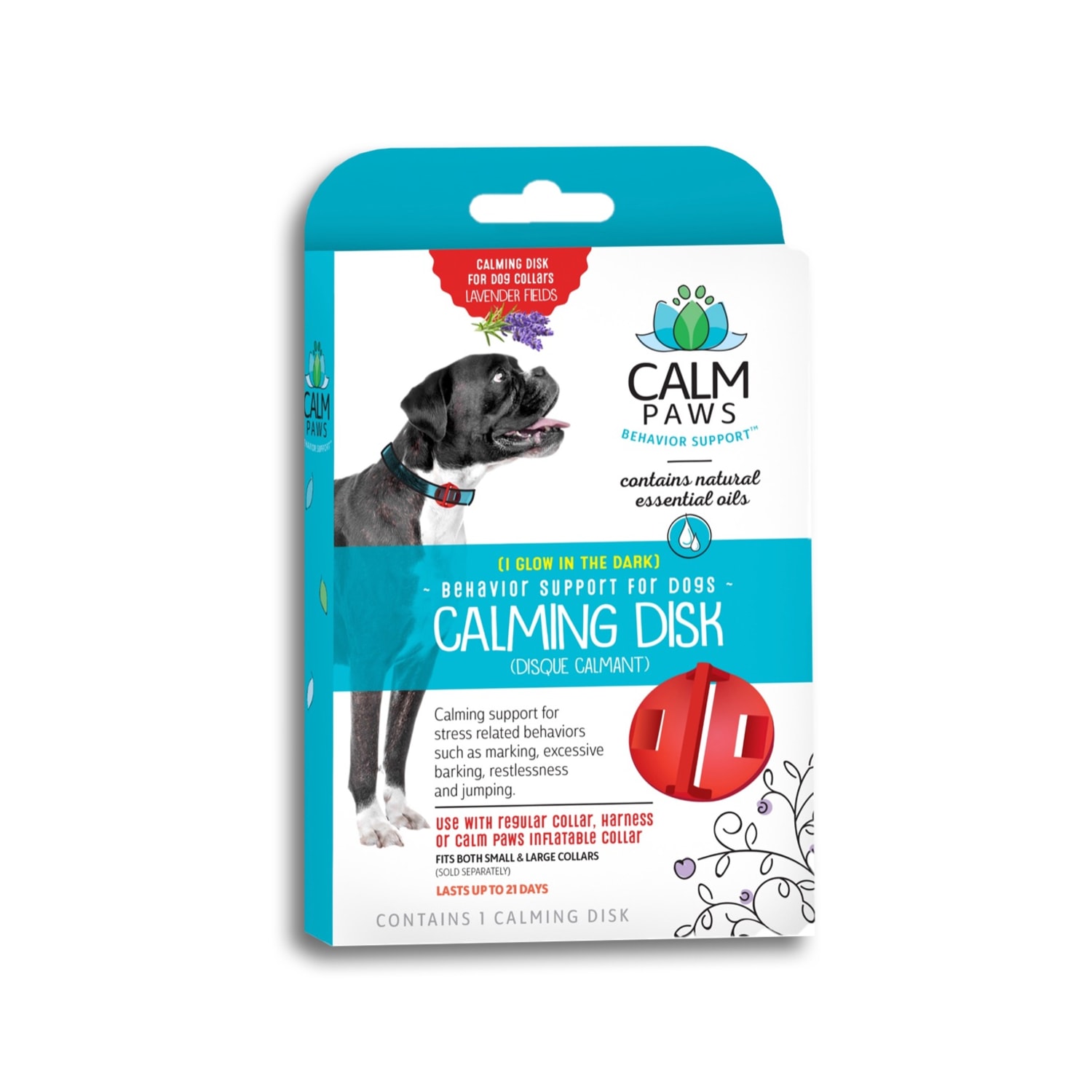 Calm Paws Calming Disk For Dogs, Red - Image 3