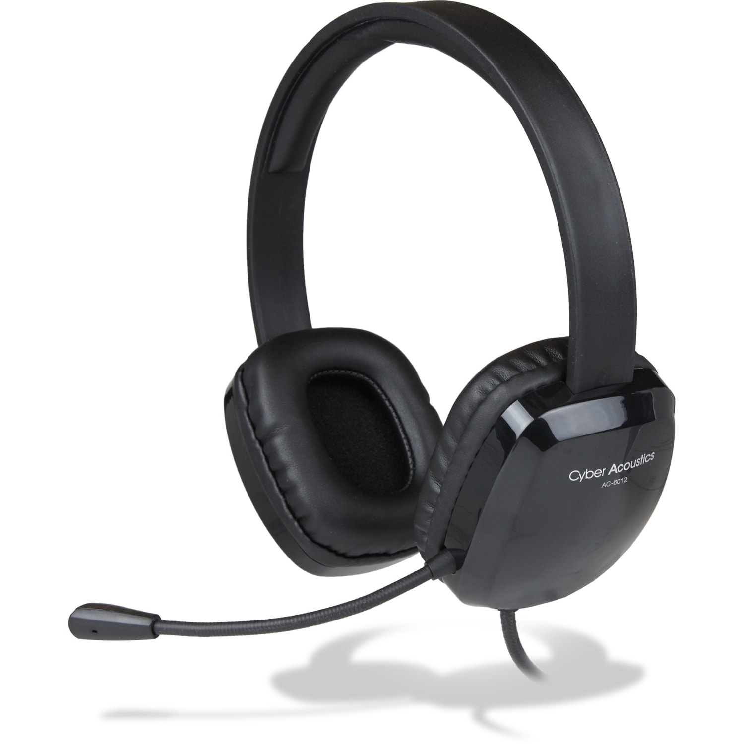 Cyber Acoustics AC-6012 USB Stereo Headset - Stereo - USB - Wired - 20 Hz to 20 kHz - Over-the-head - AC6012