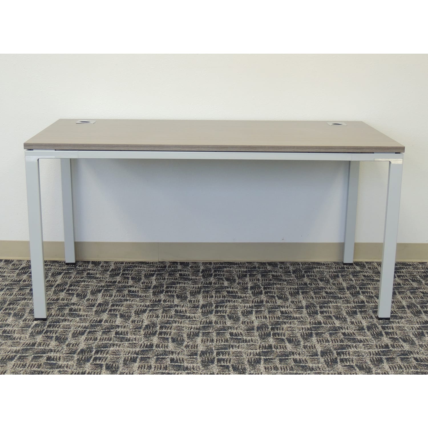 Boss Office Products Simple System Workstation, 66in x 24in, Driftwood - Image 4