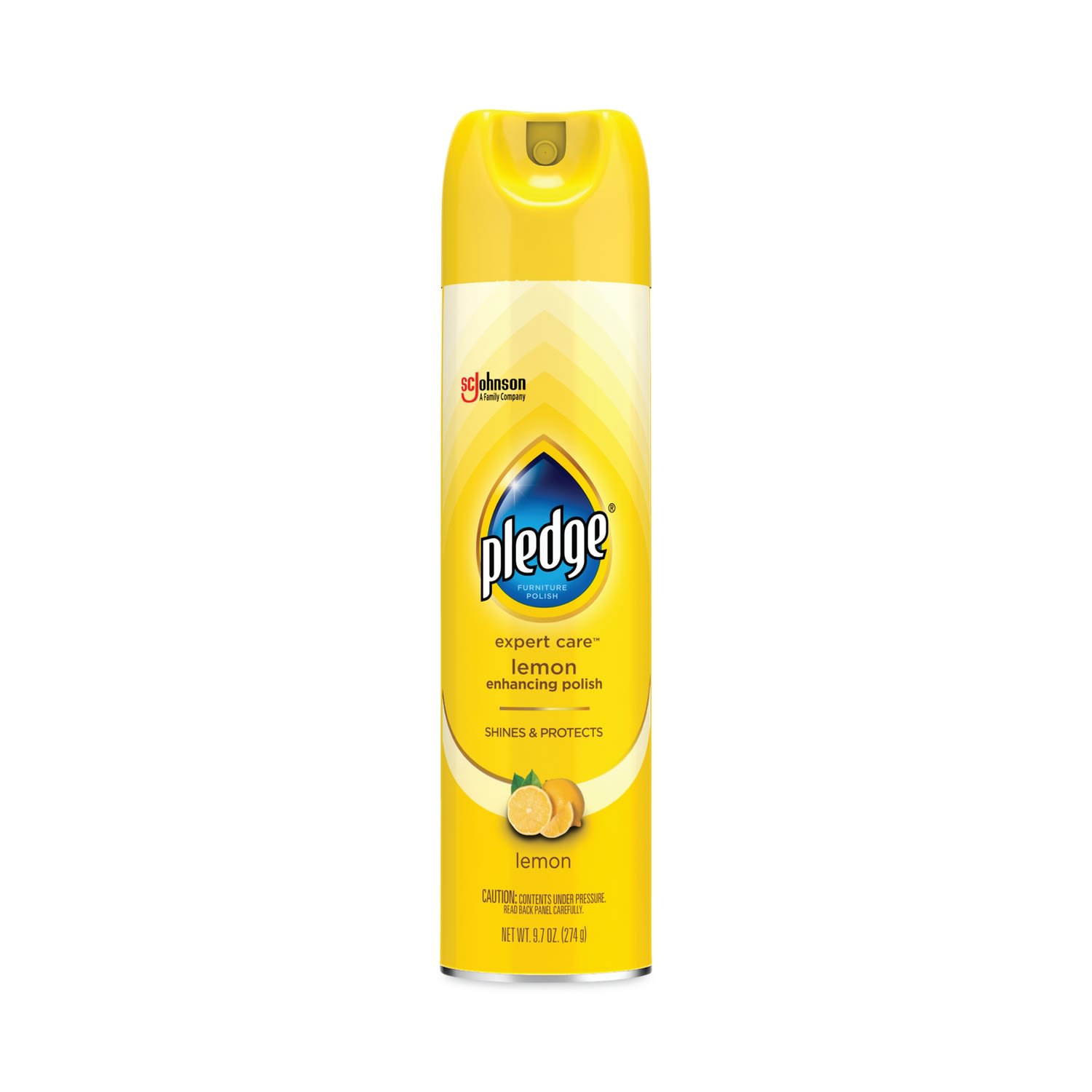 Pledge Expert Care Enhancing Polish - 9.7 fl oz (0.3 quart) - Lemon Scent - Yellow - 6 / Carton - Image 3