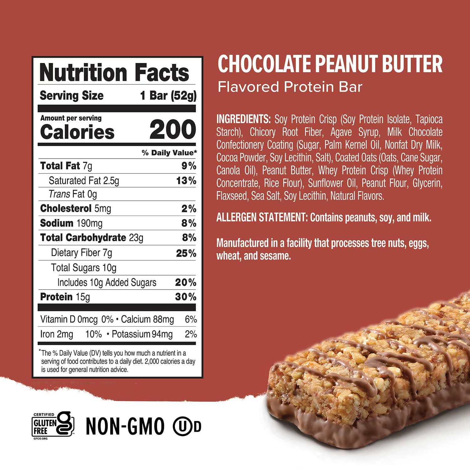 Ready Nutrition Protein Bar Variety Pack, 1.83 Oz, Total Qty 20 - Image 4