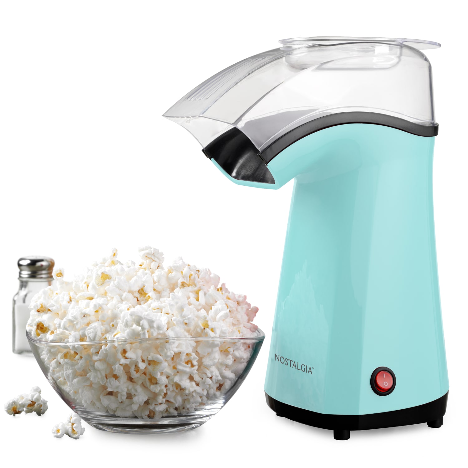 Nostalgia Air-Pop Popcorn Maker, Aqua - Image 3