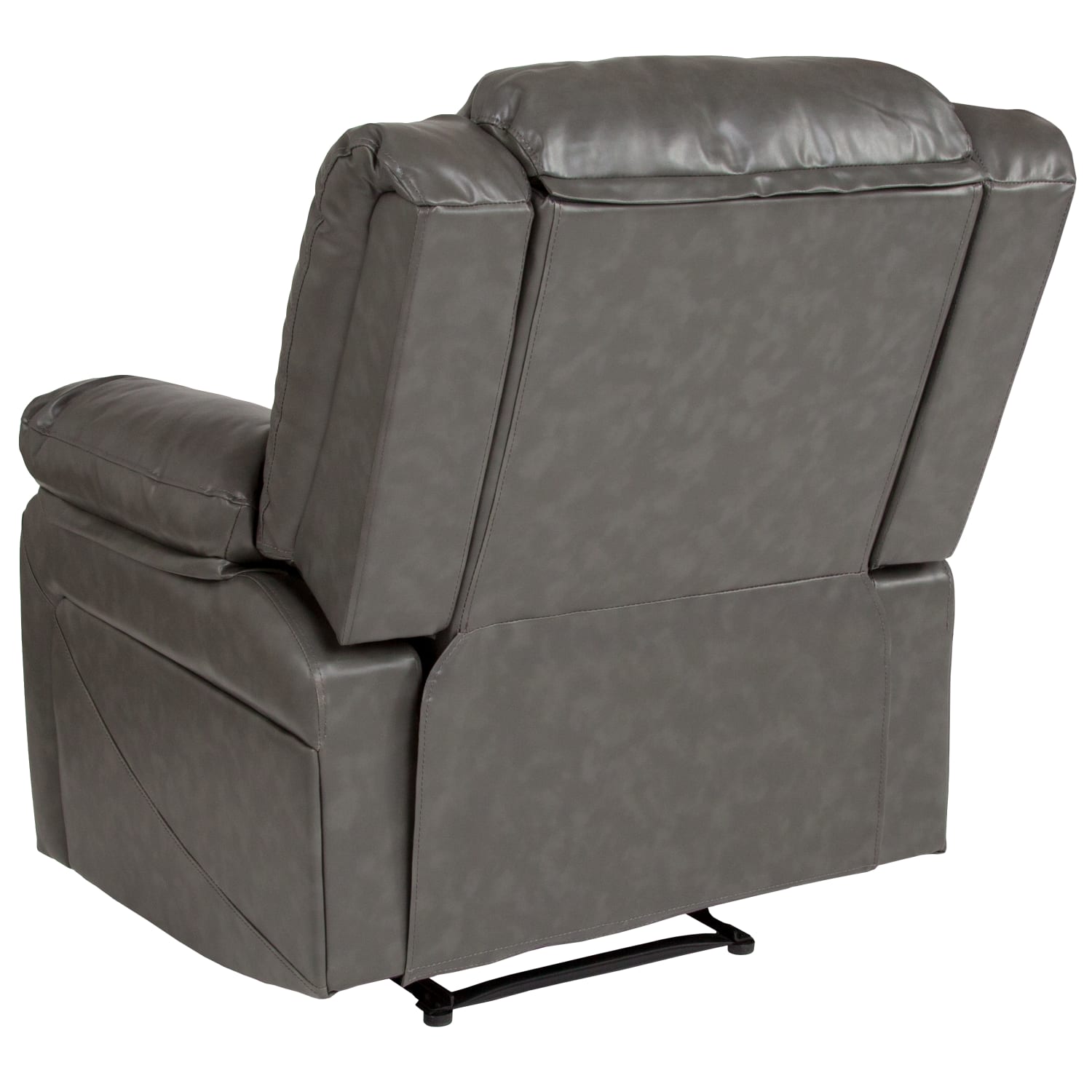 Flash Furniture Harmony Series Recliner Chair GrayBlack PopularChairscom Flash Furniture Harmony Series Recliner Chair GrayBlack PopularChairscom
