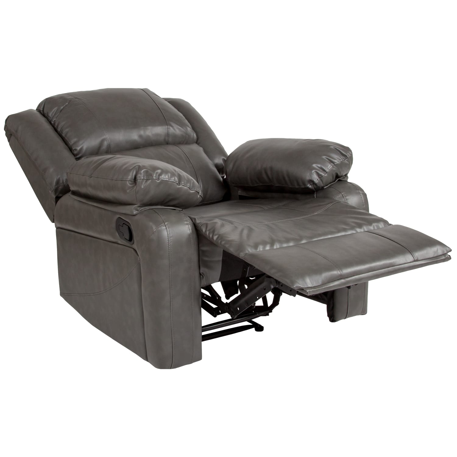 Flash Furniture Harmony Series Recliner Chair GrayBlack PopularChairscom Flash Furniture Harmony Series Recliner Chair GrayBlack PopularChairscom