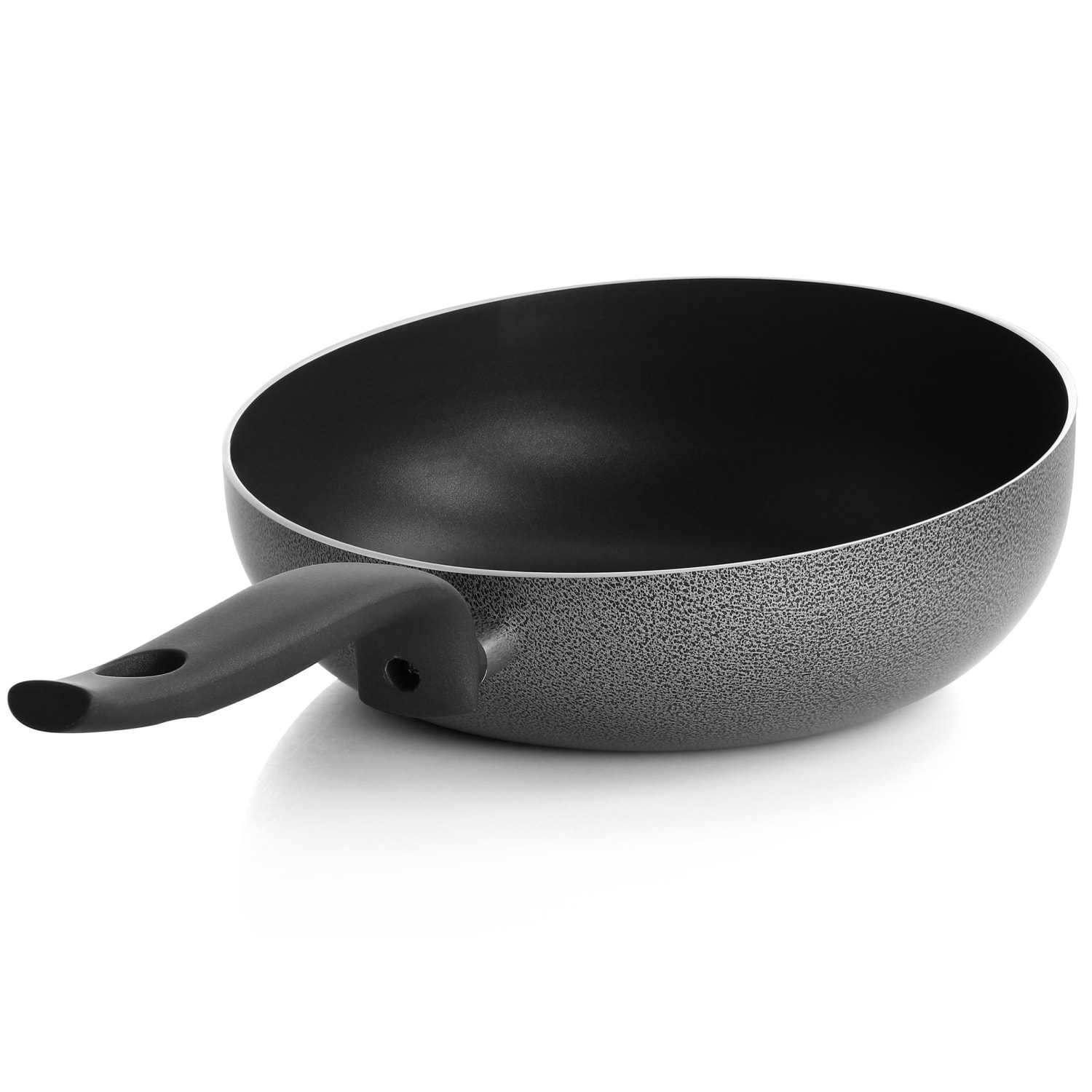 Tosca Siene Aluminum Non-Stick Wok, 11in, Gray Granite - Image 4