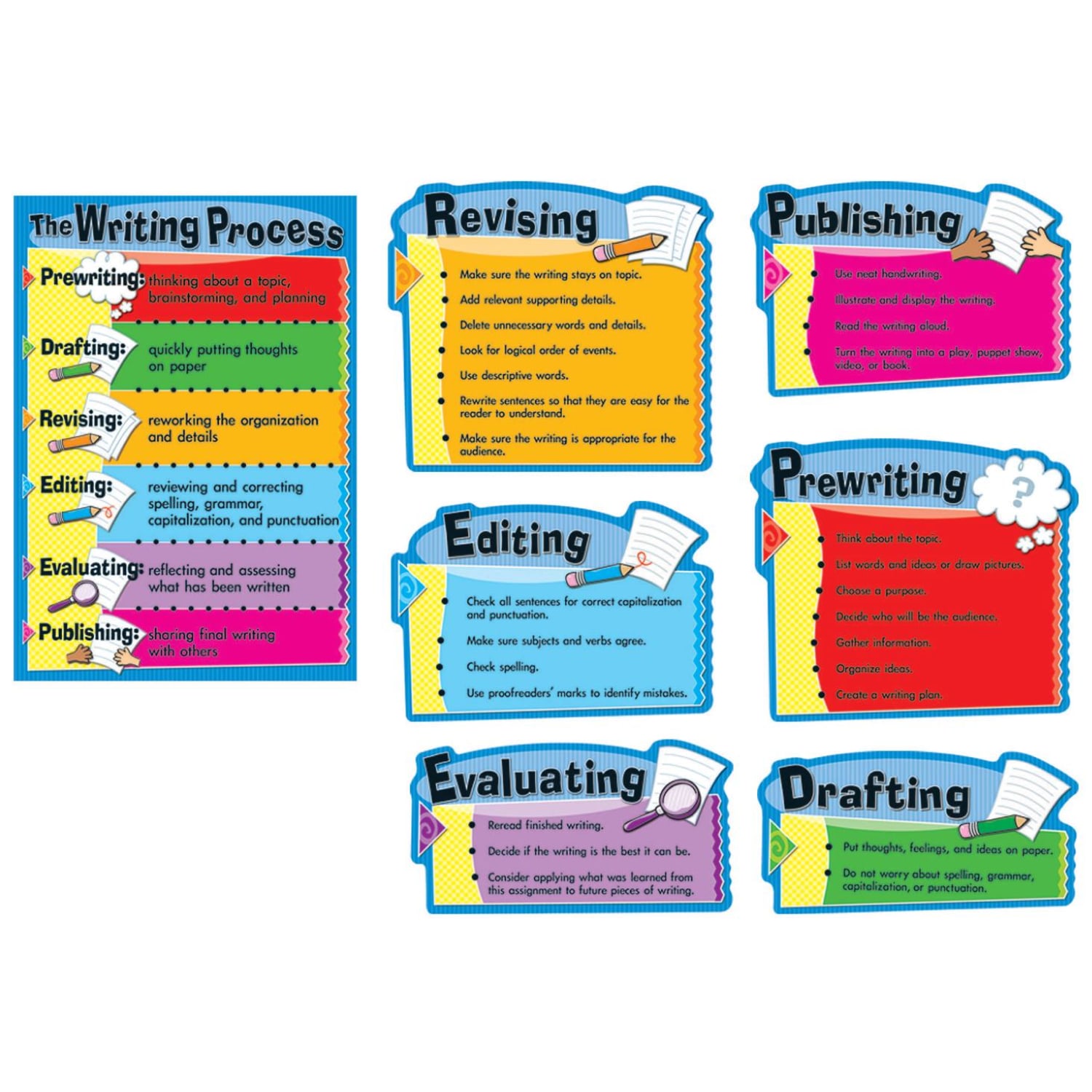 Carson-Dellosa Bulletin Board Set - The Writing Process