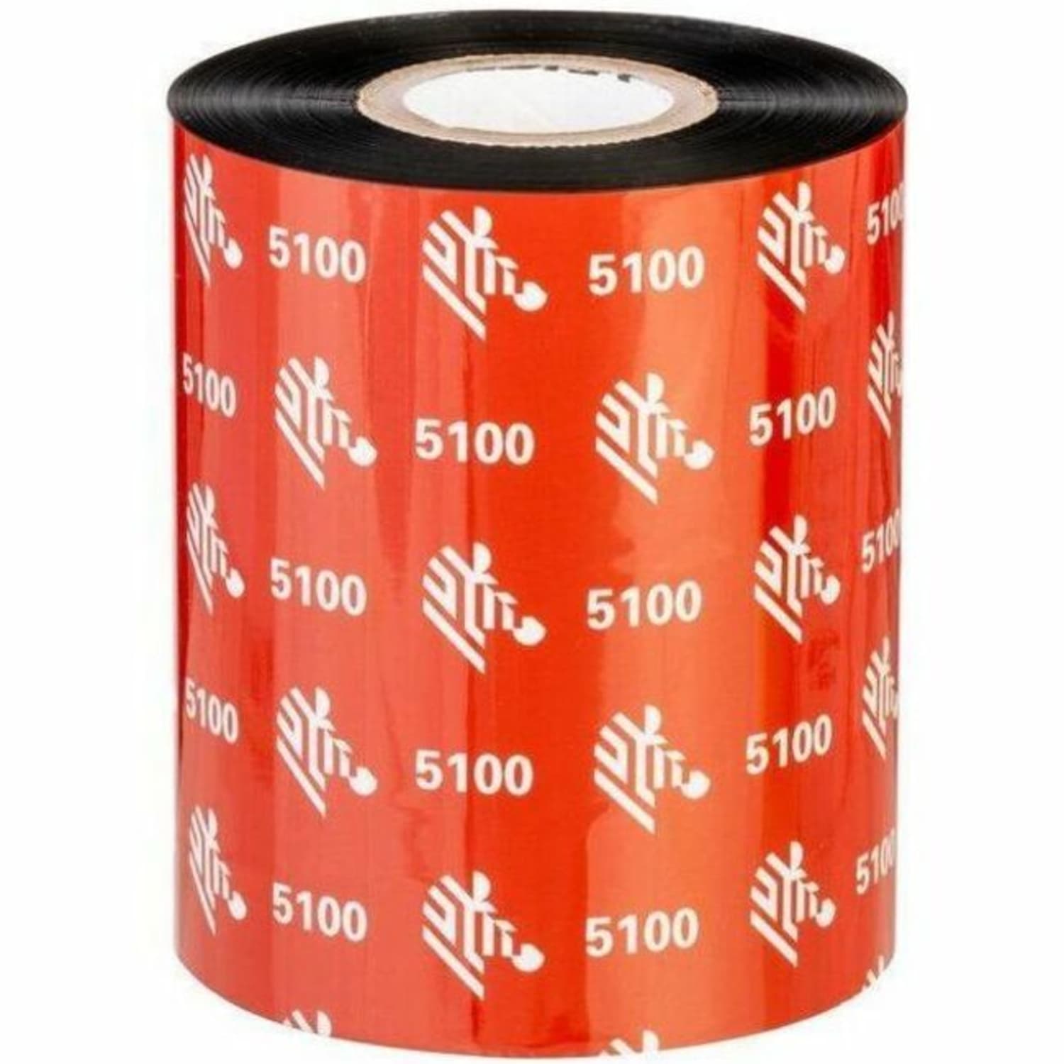 Zebra 5100 Resin Black Ribbon - Direct Thermal, Thermal Transfer - Black - 12 Pack
