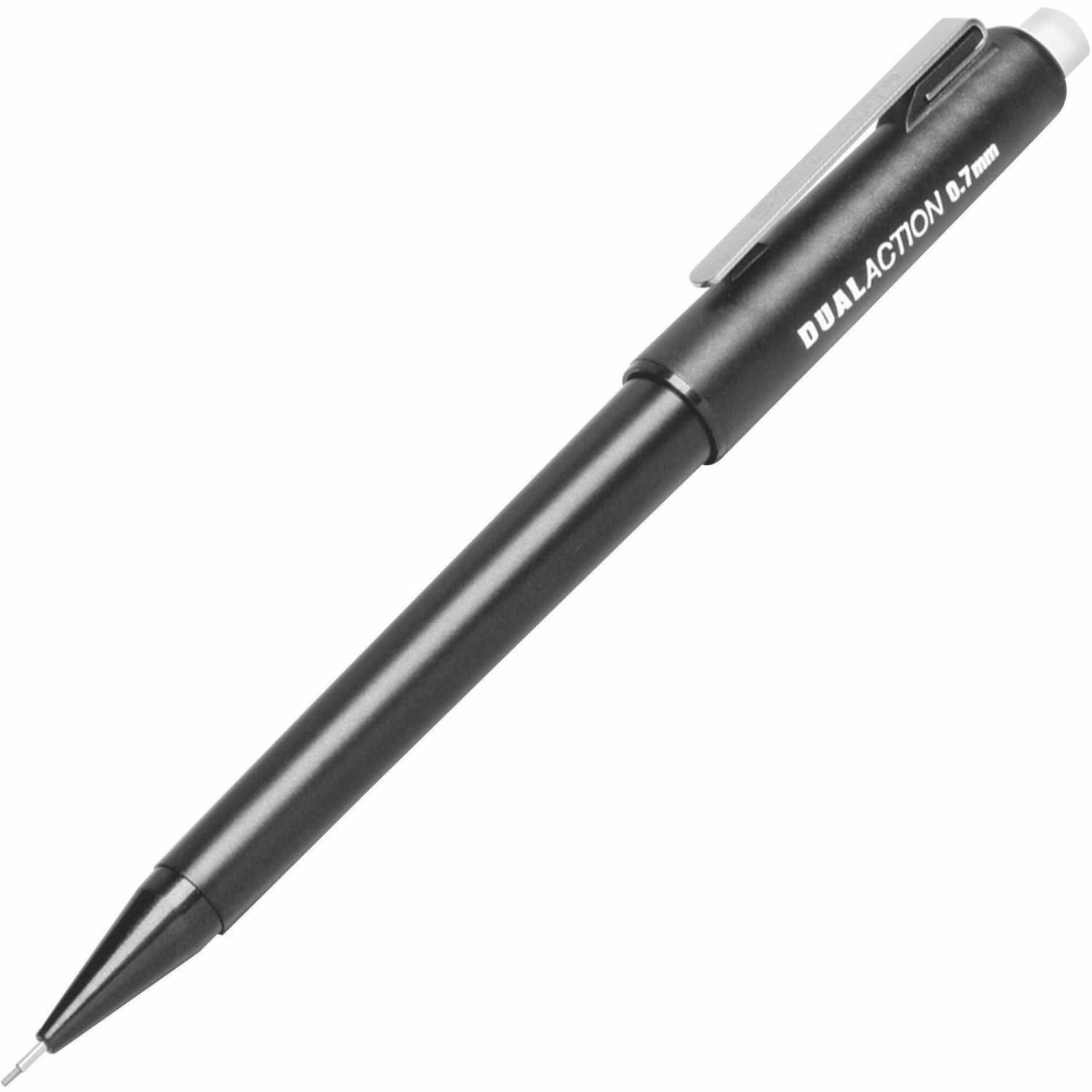 SKILCRAFT Dual-Action Mechanical Pencils, 0.7 mm, Black, Pack Of 12 (AbilityOne 7520-01-317-6140) - Image 4