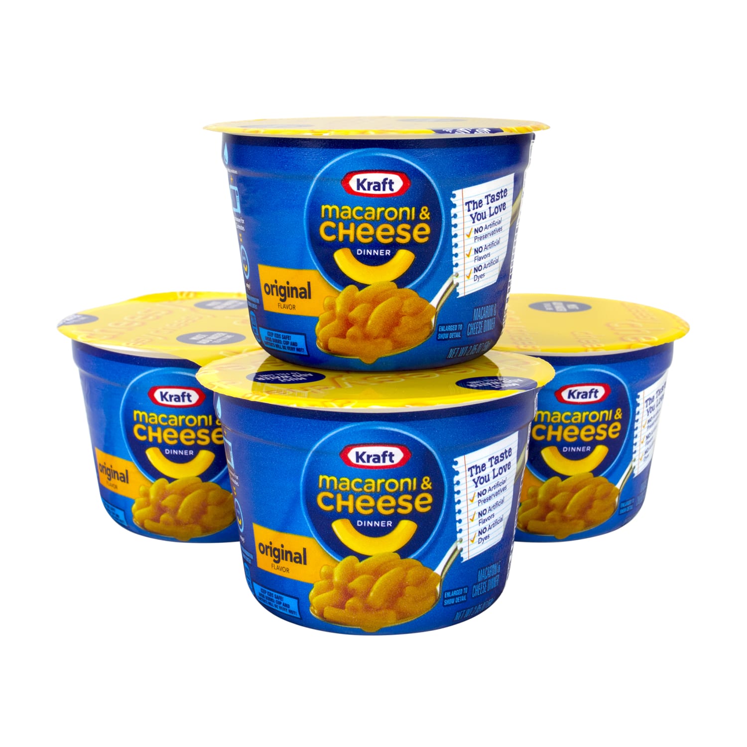 Kraft Foods Mac & Cheese Easy Mac Cups, Pack Of 12 - Image 3