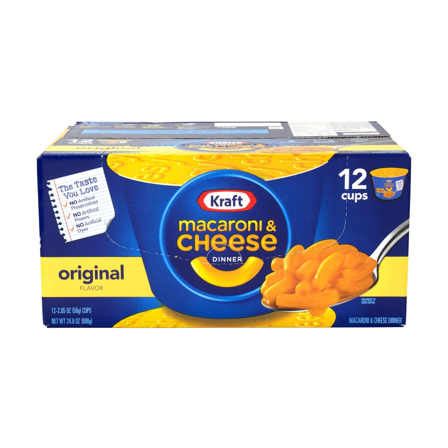 Kraft Foods Mac & Cheese Easy Mac Cups, Pack Of 12 - Image 5